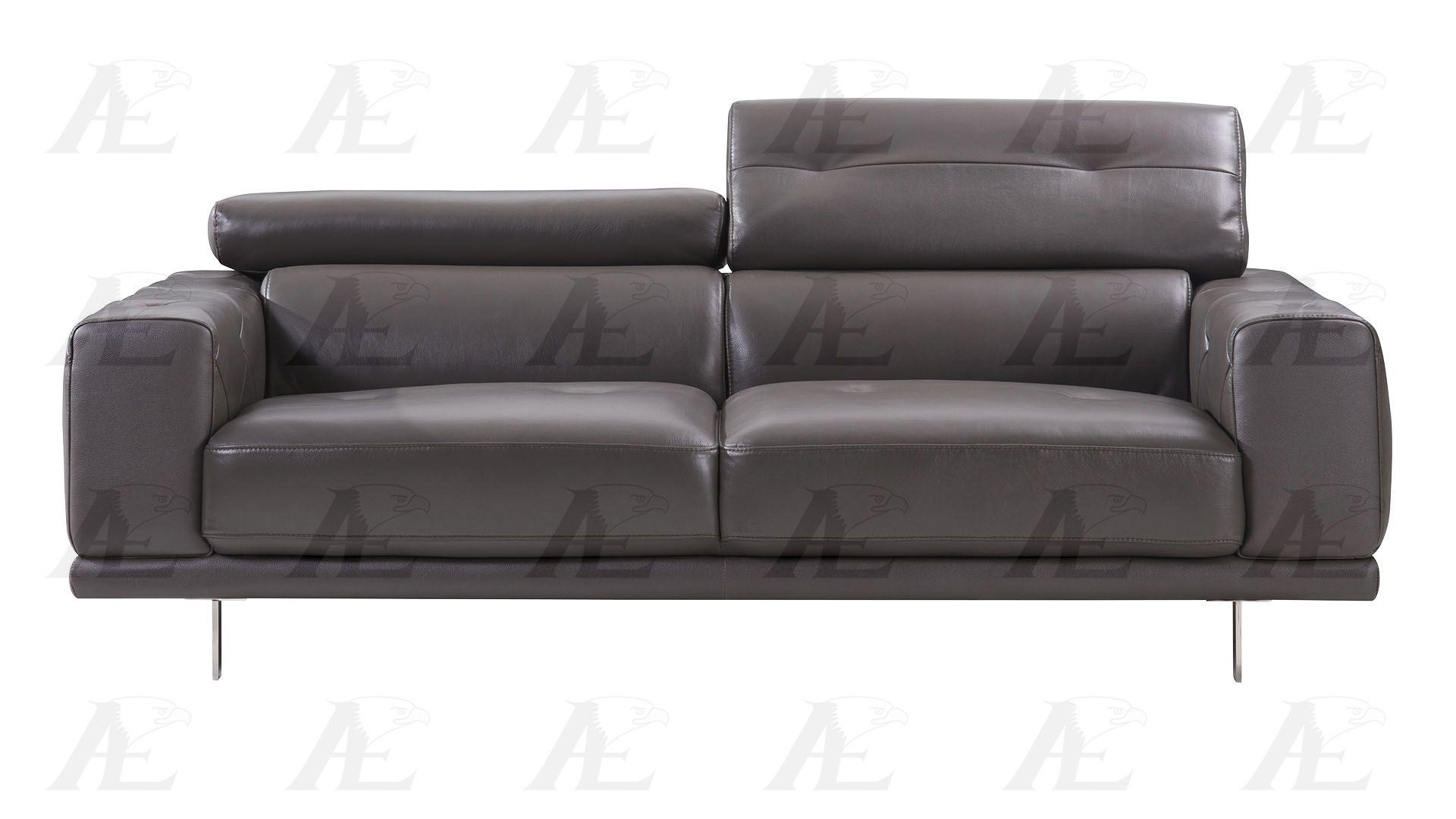 

    
American Eagle Furniture EK039-TPE Taupe Tufted Sofa Italian Leather
