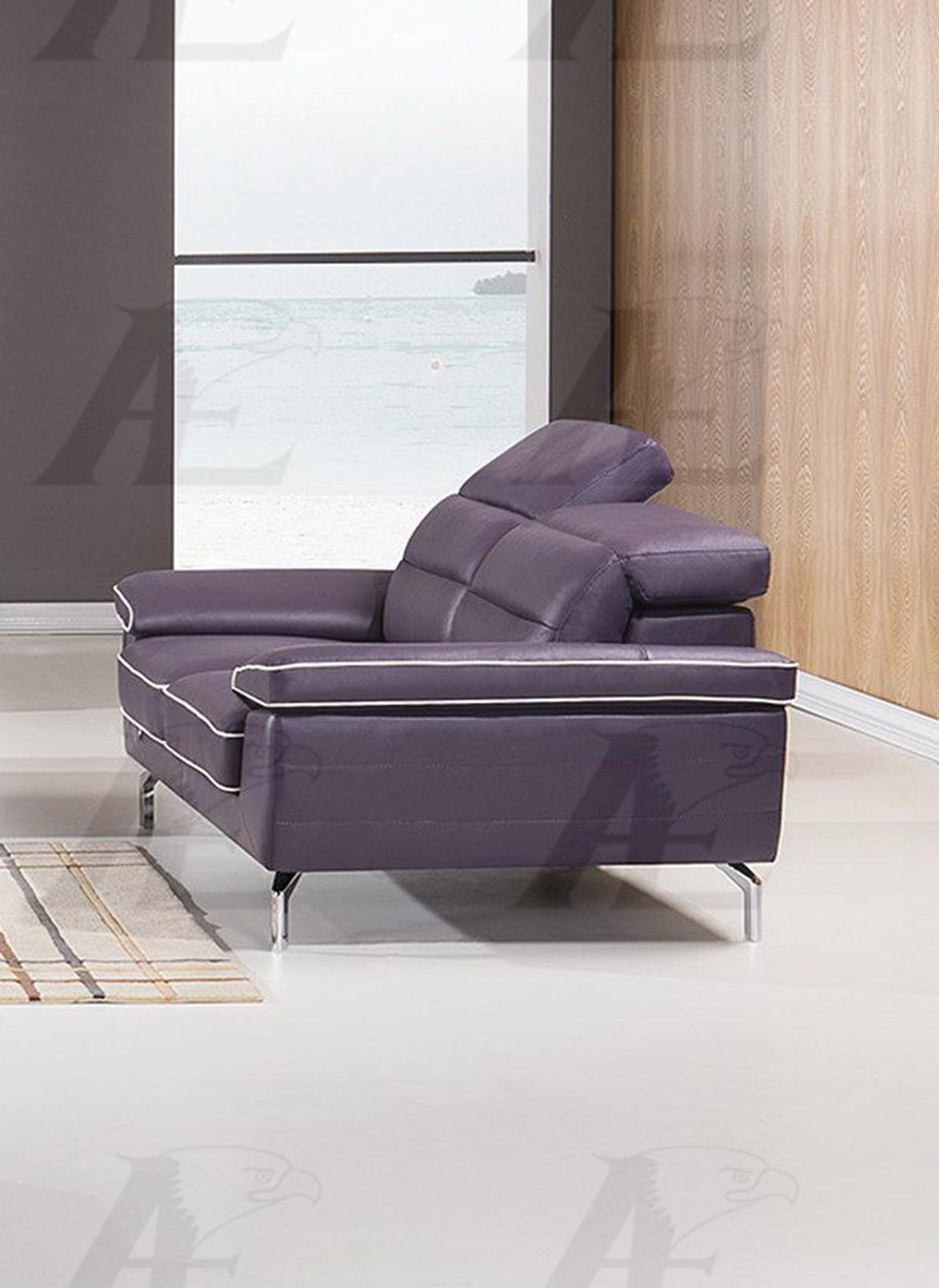 

                    
American Eagle Furniture EK061-PUR.W Sofa and Loveseat Set White Italian Leather Purchase 
