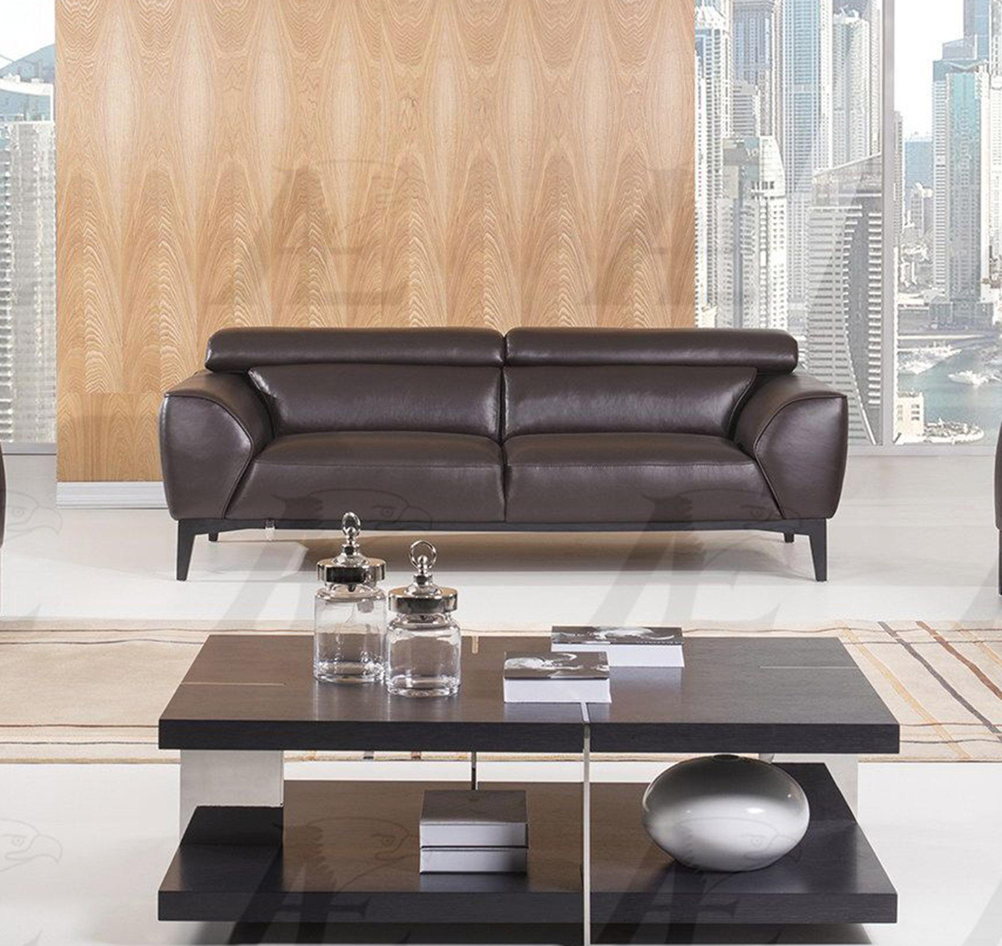 

    
American Eagle Furniture EK063-DB Dark Chocolate Sofa  Italian Full Leather
