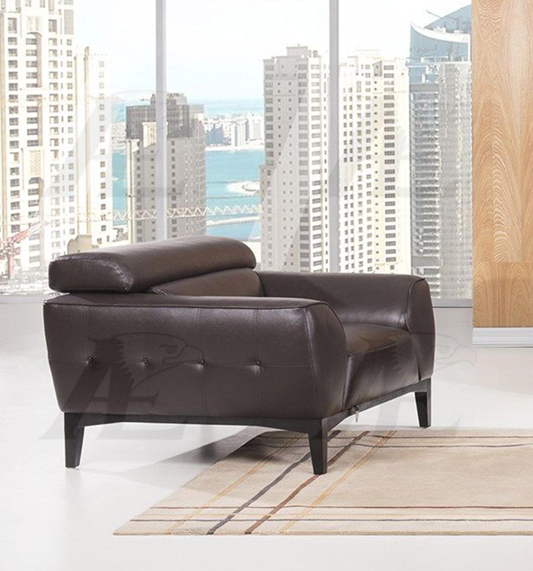 

    
American Eagle Furniture EK063-DB Sofa Loveseat and Chair Set Dark Chocolate EK063-DB Set-3
