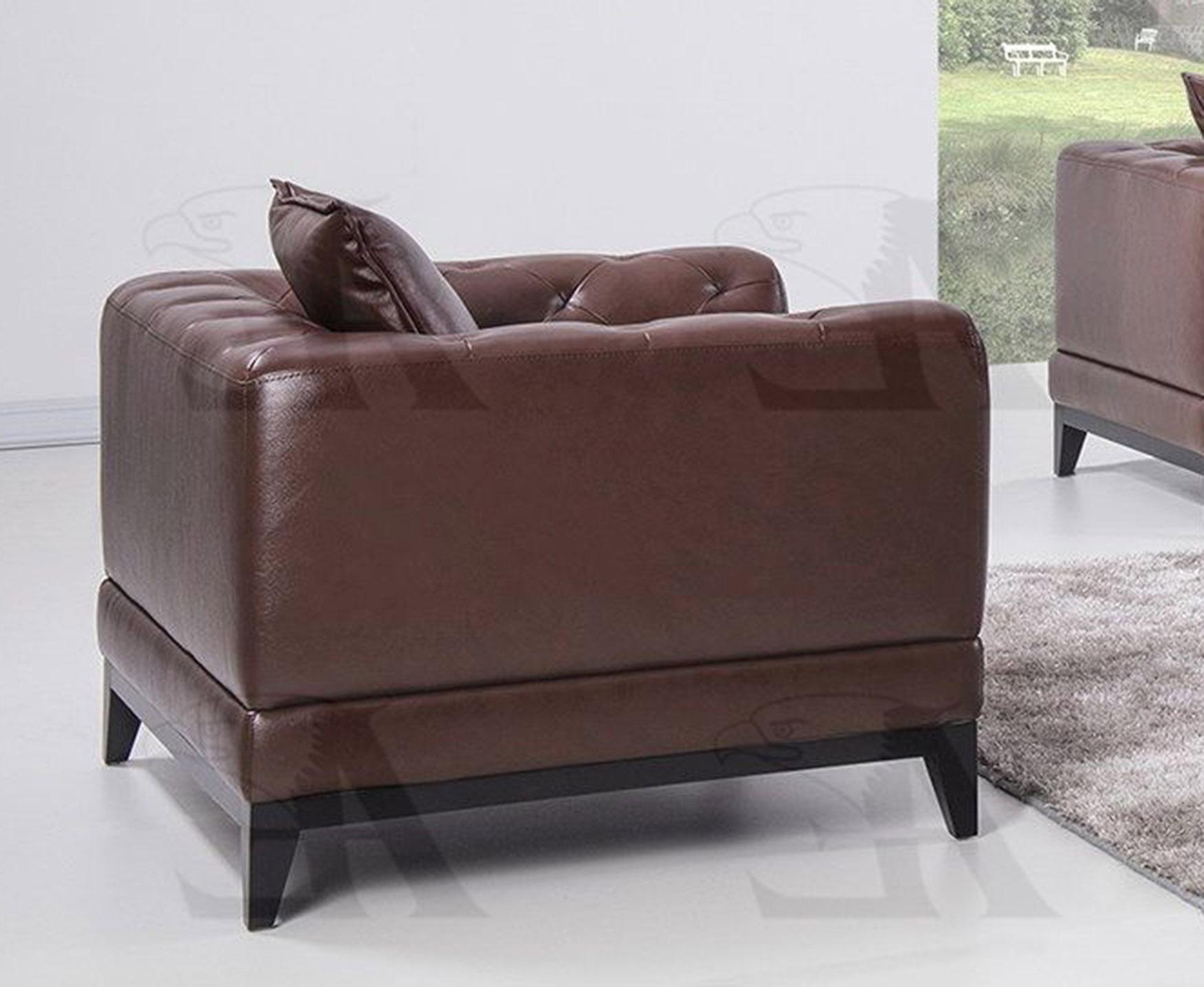 

    
American Eagle Furniture EK065-BR Sofa Loveseat and Chair Set Brown EK065-BR Set-3
