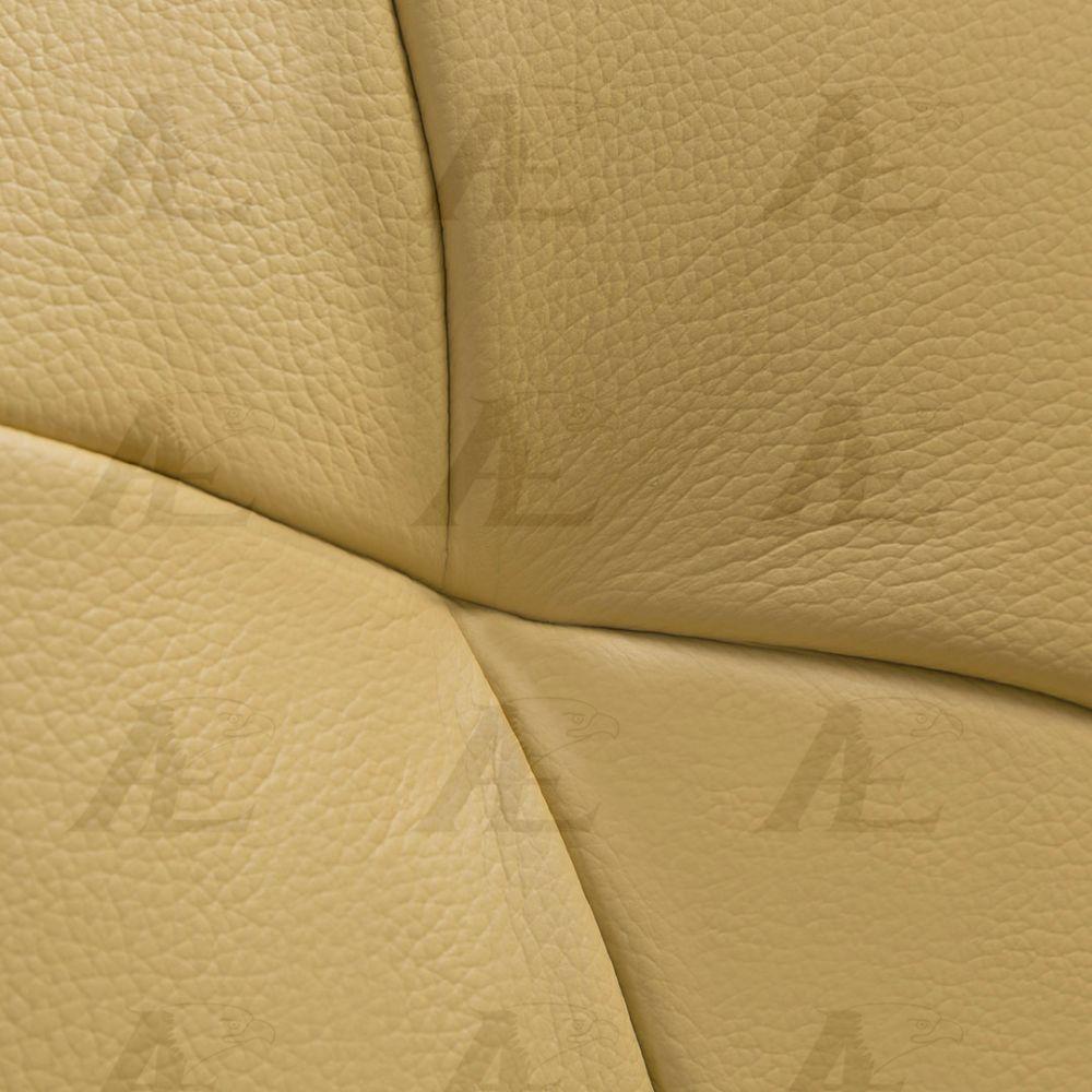 

    
EK068-YO-Set-2 Yellow Italian Leather Tufted Sofa Set 2Pcs American Eagle EK068-YO Modern
