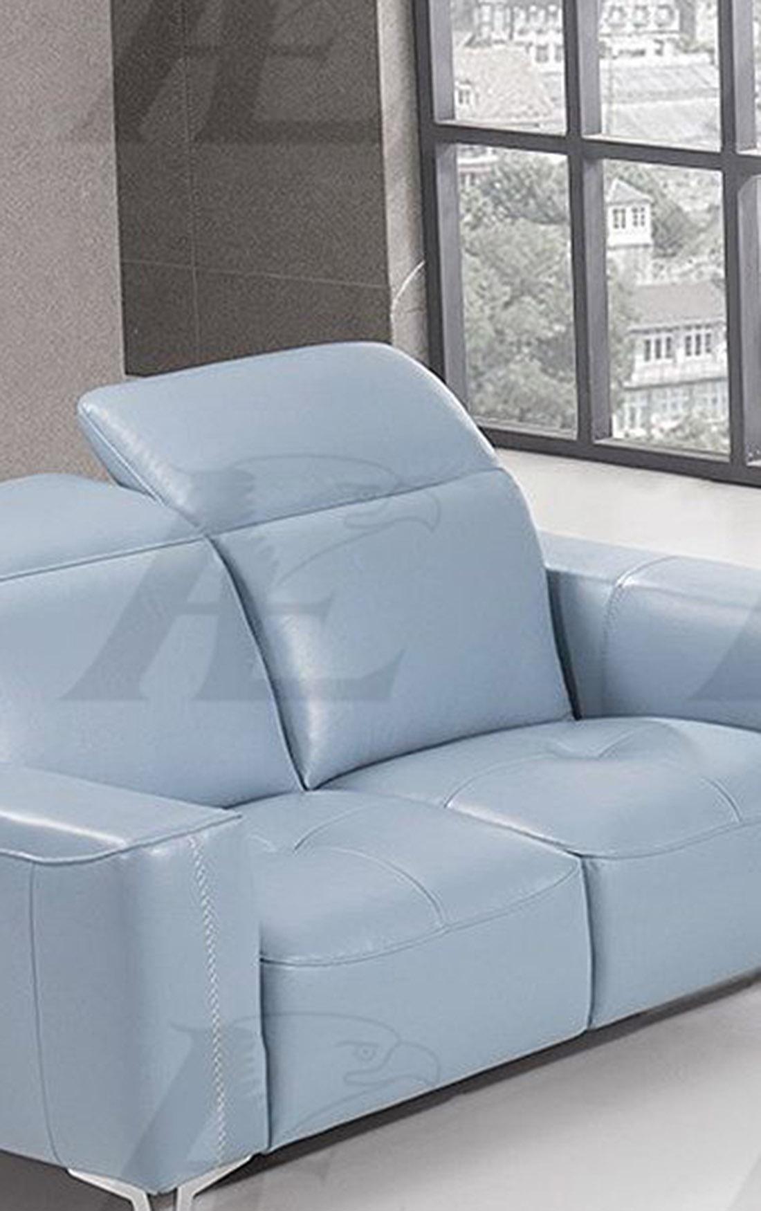 

                    
American Eagle Furniture EK069-LB Sofa Blue Italian Leather Purchase 
