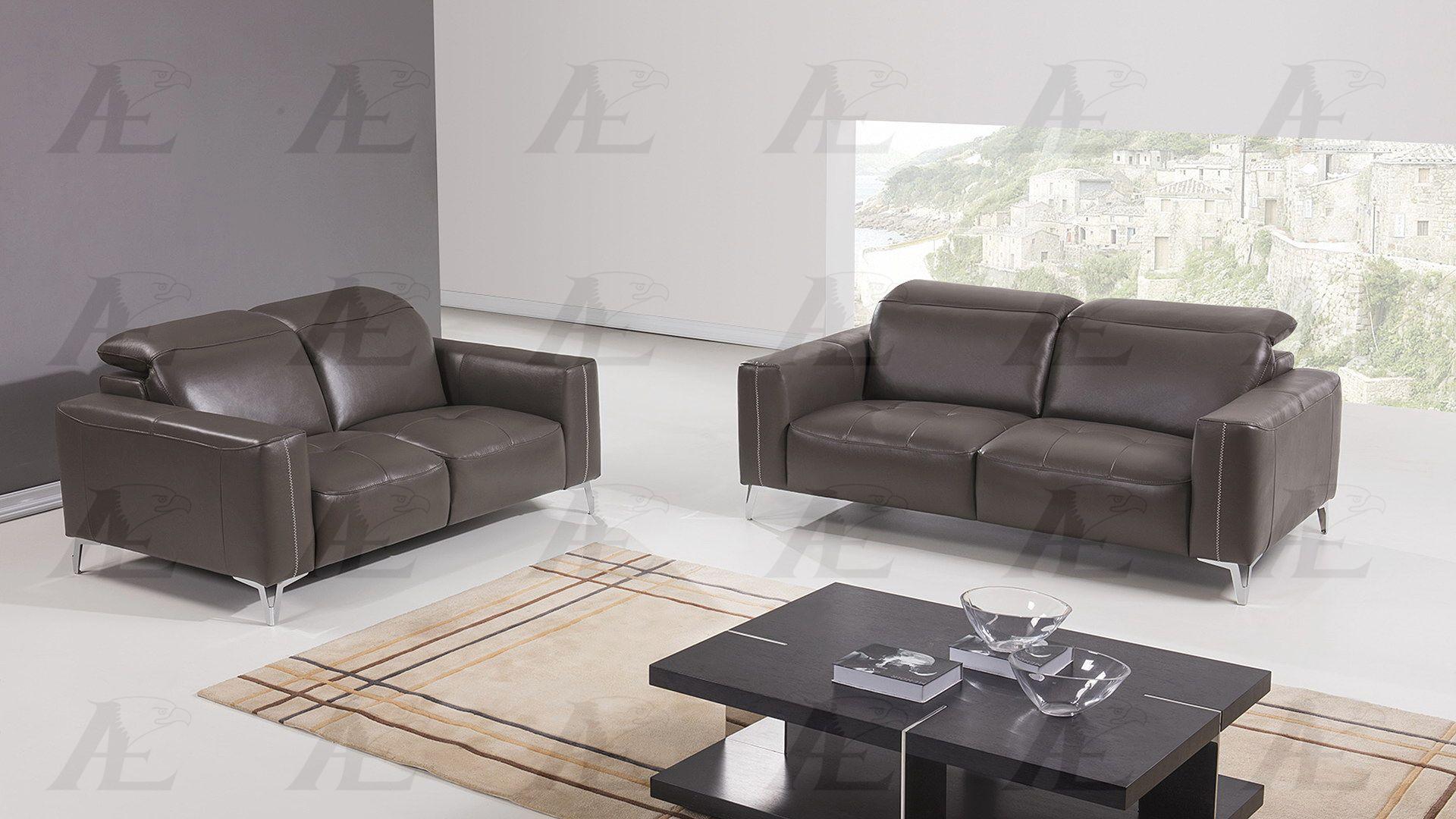 

    
American Eagle Furniture EK069-TPE Taupe Sofa and Loveseat Set Italian Full Leather 2Pcs
