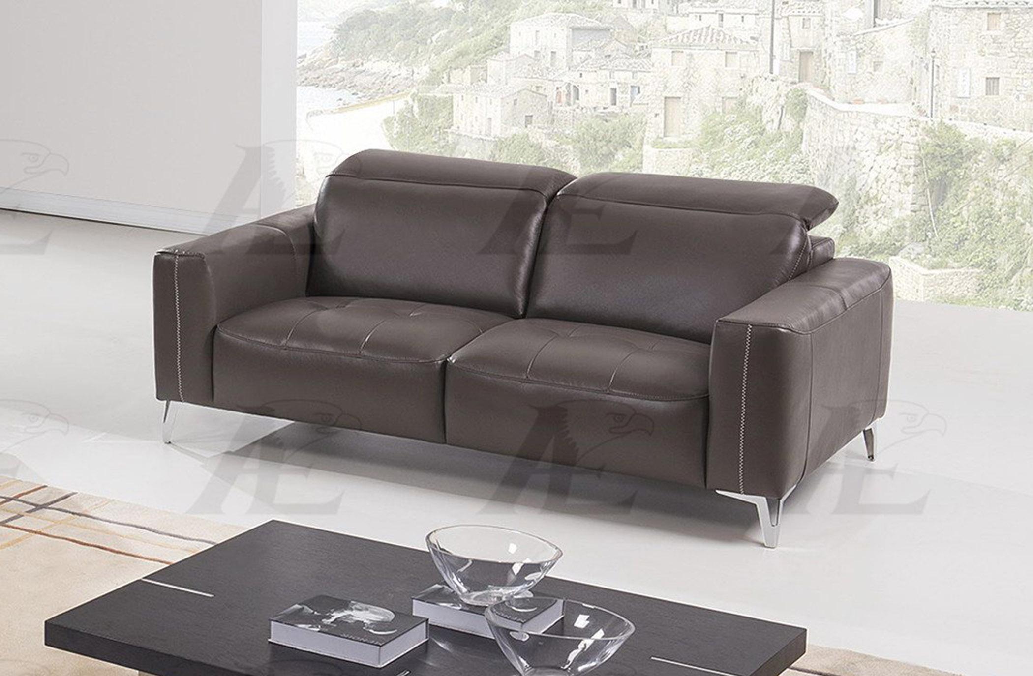 

    
American Eagle Furniture EK069-TPE Taupe Sofa  Italian Full Leather
