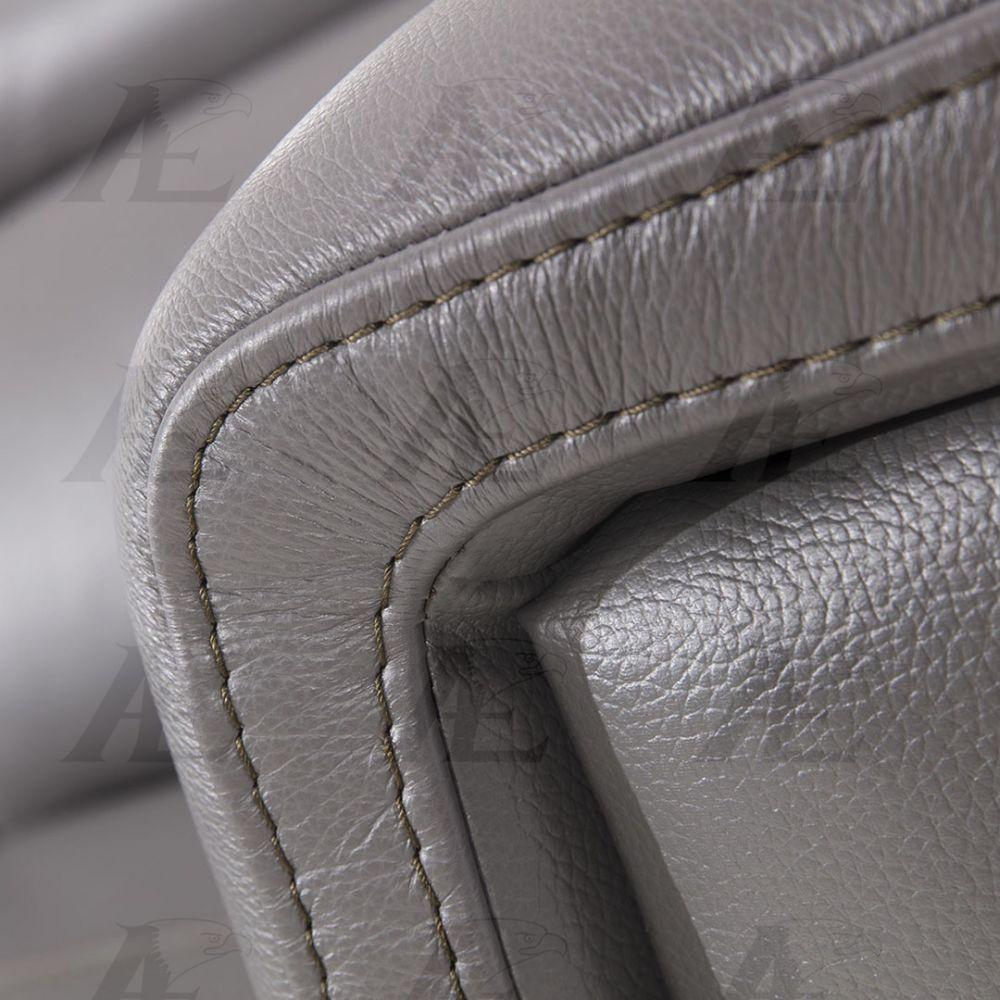 

    
EK071-GR-Set-2 Dark Gray Top Grain Italian Leather Sofa 2Pcs EK071-GR American Eagle Modern

