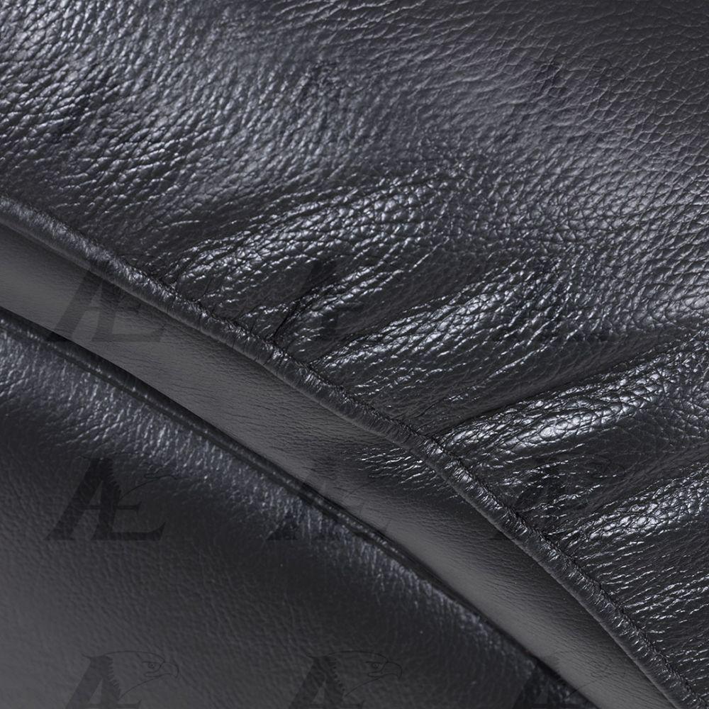 

    
Black Italian Leather Sofa & Loveseat Set 2 Pcs EK078-BK American Eagle Modern
