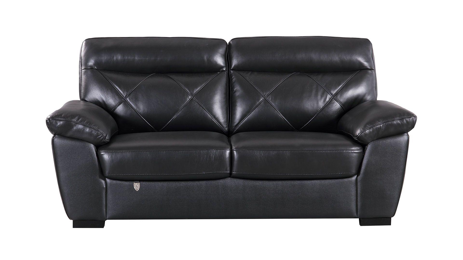

    
American Eagle Furniture EK081-BK Sofa Set Black EK081-BK-Set-2

