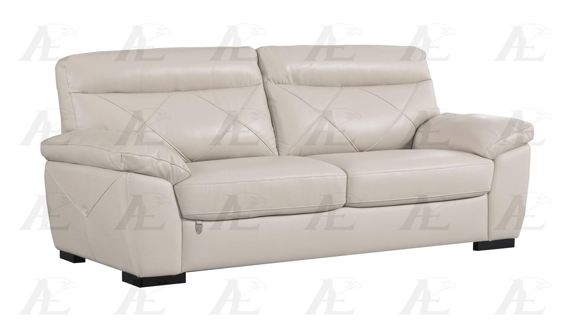 

    
Light Gray Italian Leather Sofa EK081-LG-SF American Eagle Contemporary Modern
