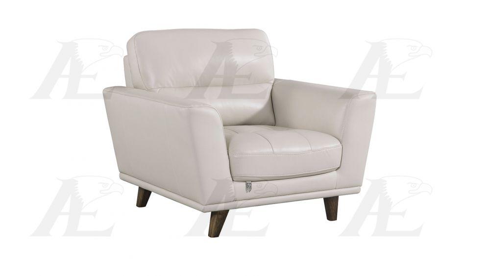 

    
 Shop  American Eagle Furniture EK082-LG Light Gray Sofa Loveseat and Chair Set Italian Leather 3Pcs
