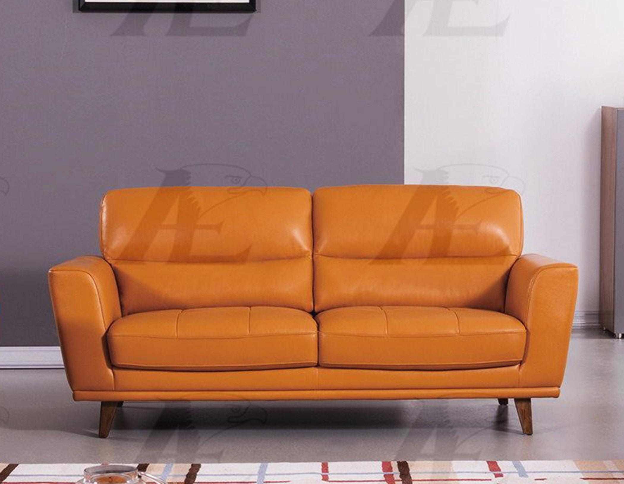 

    
American Eagle Furniture EK082-ORG Orange Sofa and Loveseat Set Italian Leather 2Pcs
