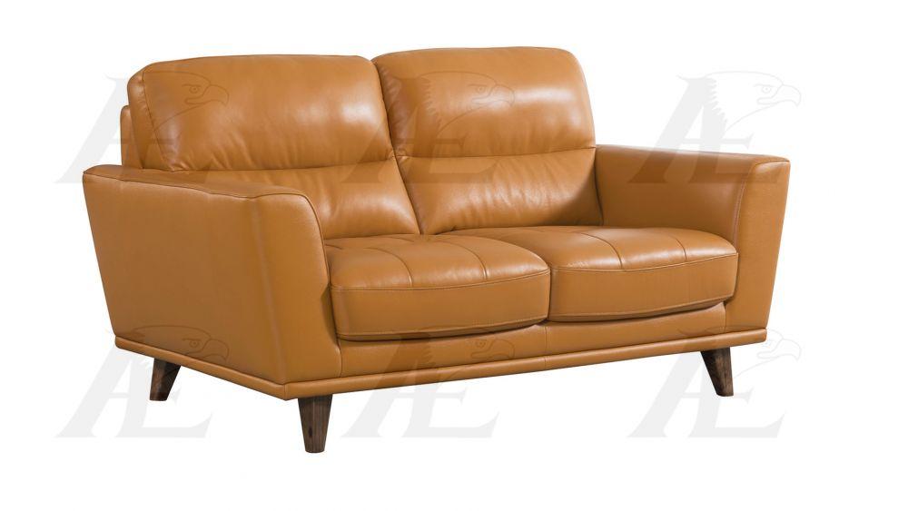 

    
EK082-ORG Set-2 American Eagle Furniture EK082-ORG Orange Sofa and Loveseat Set Italian Leather 2Pcs
