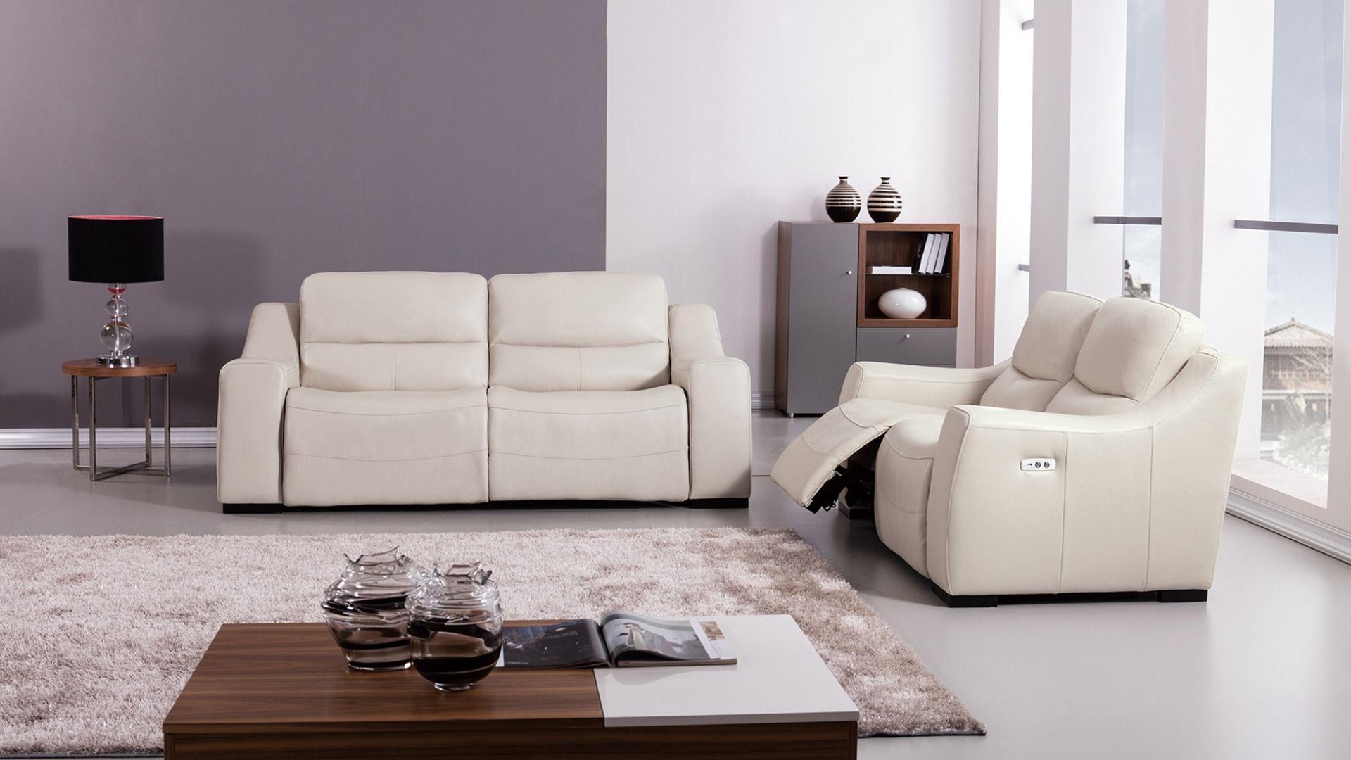 

                    
American Eagle Furniture EK086-LG Reclining Sofa Light Gray Italian Leather Purchase 
