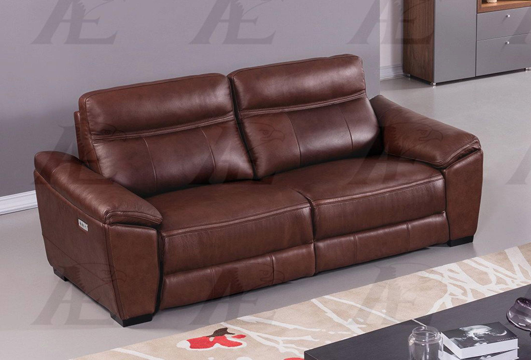 

        
American Eagle Furniture EK088-BR Reclining Sofa Brown Italian Leather 00656237667457
