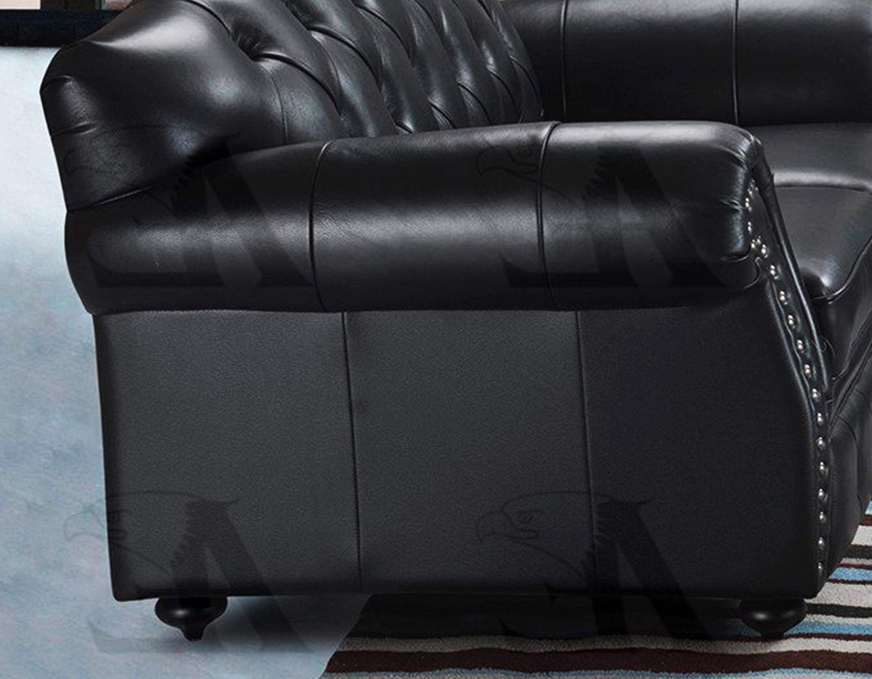 

                    
American Eagle Furniture EK699-BK Sofa Black Italian Leather Purchase 
