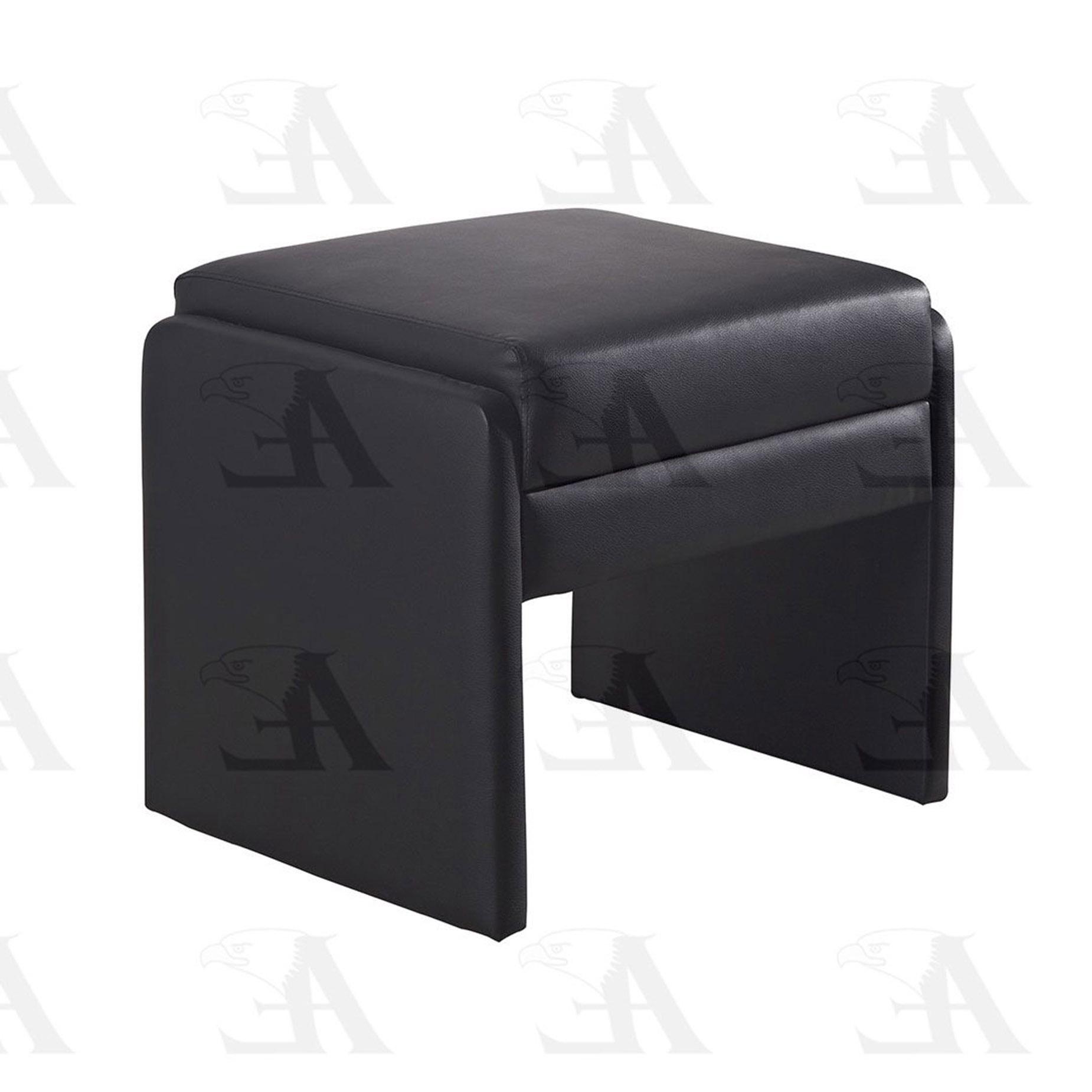 

                    
American Eagle Furniture JT001-BK Vanity with Stool Set Black  Purchase 
