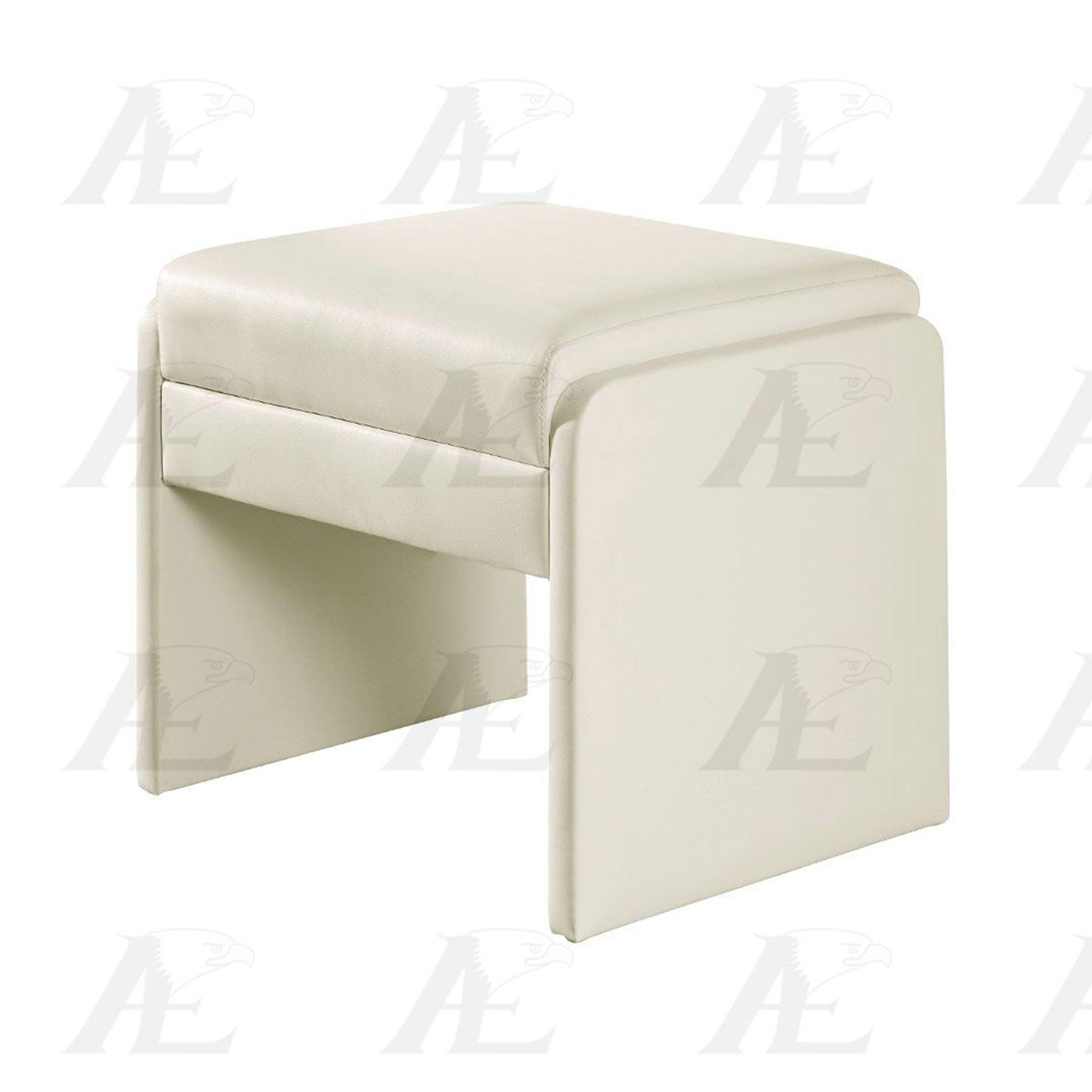 

    
American Eagle Furniture JT002-CRM Cream Pu Vanity with Stool Set 2Pcs
