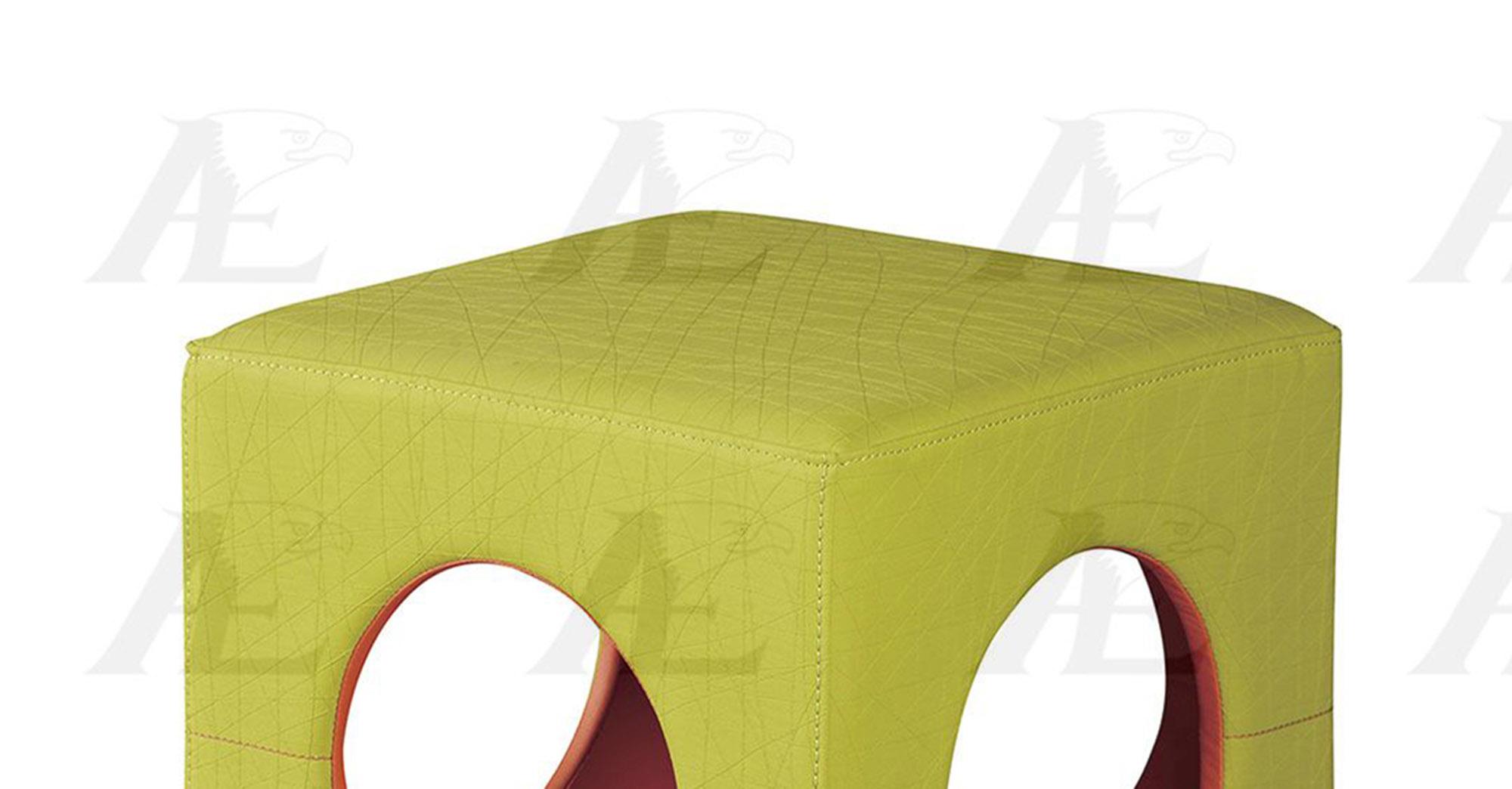 

    
American Eagle Furniture OR002-GN.ORG Green and Orange Stool
