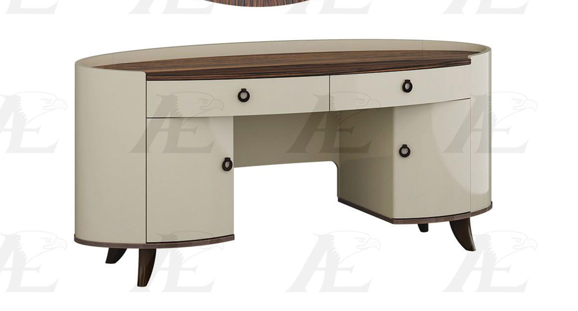 

                    
Buy American Eagle Furniture P101-BED-EK Ivory Brown Rosewood Eastern King Size Bedroom Set Lacquer finish 7Pcs
