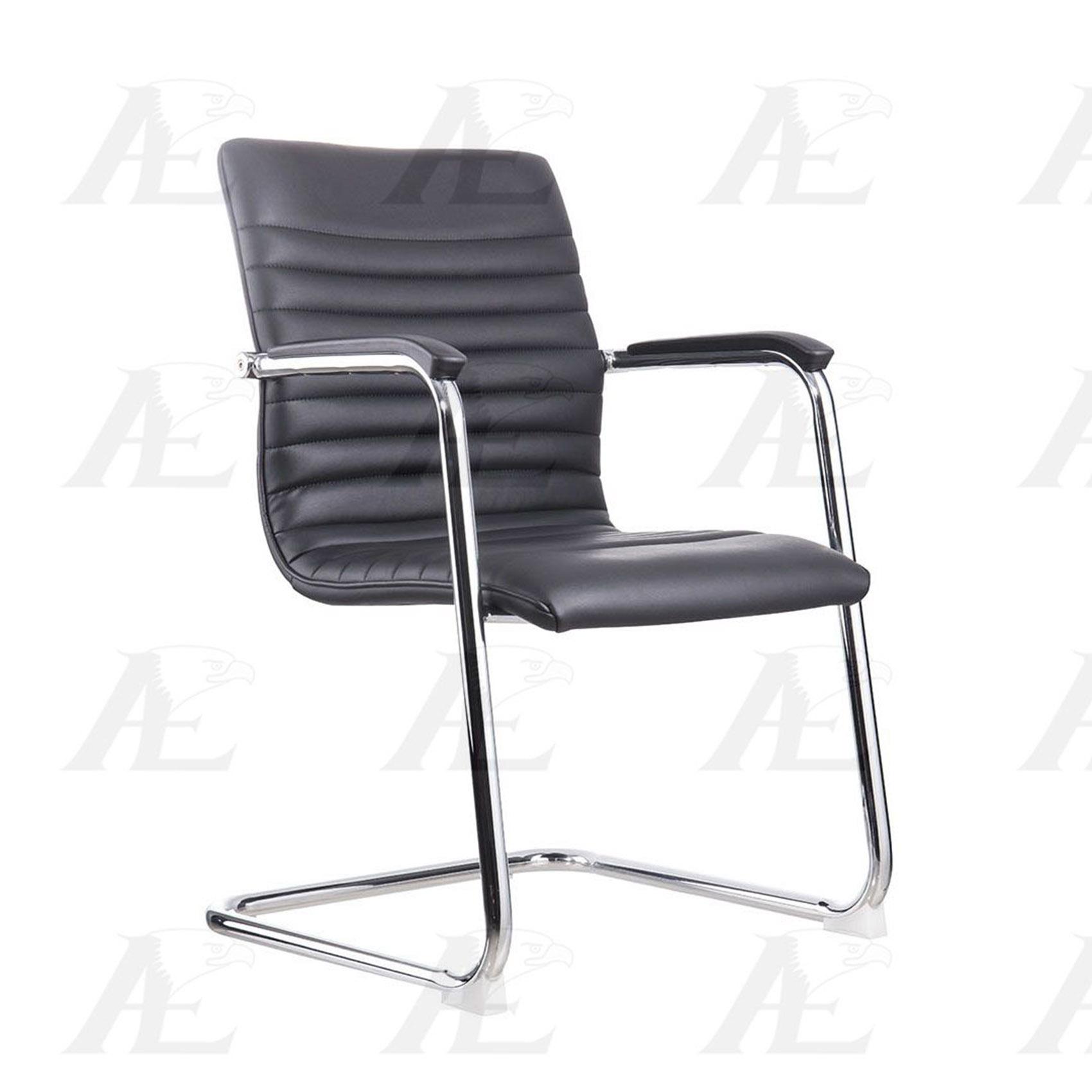 

    
American Eagle Furniture QG056C Black Conference Chair Modern
