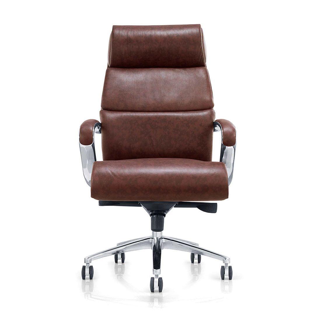 Modern Executive Chair YS1102A YS1102A in Brown 