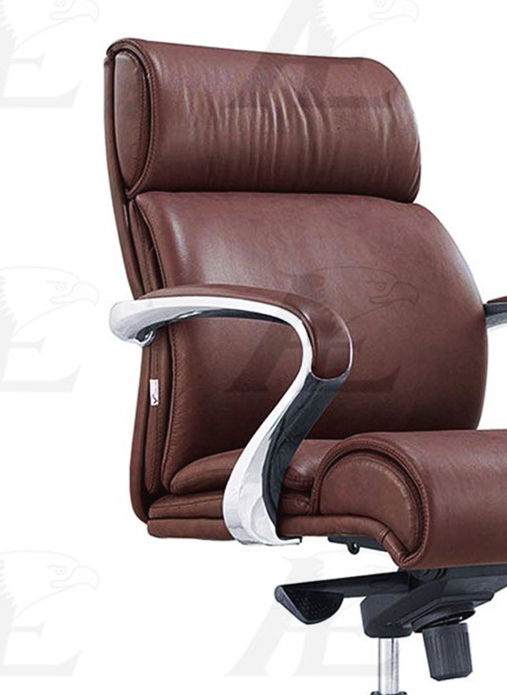 Modern Office Chair YS1102B YS1102B in Brown 