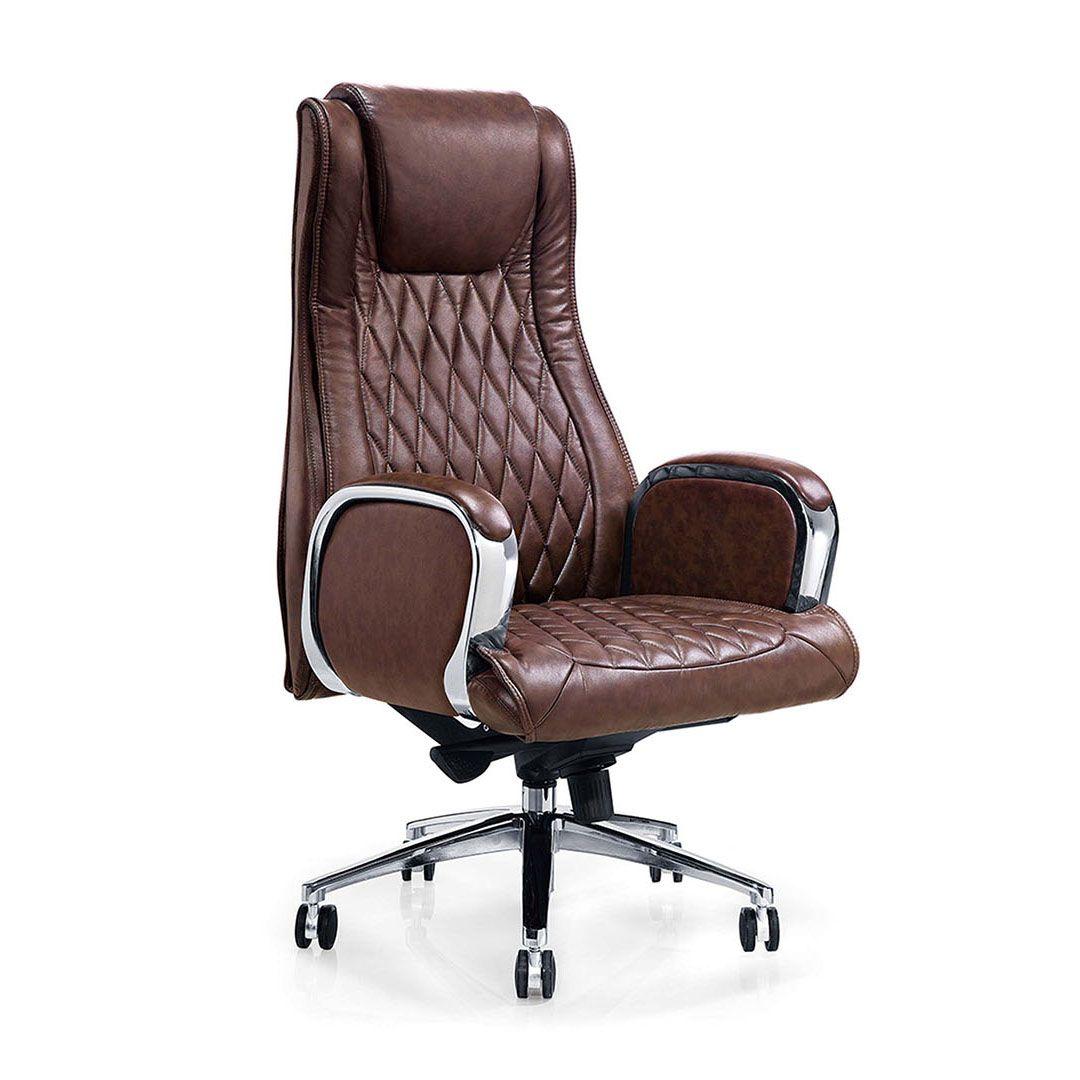 Modern Executive Chair YS1202A YS1202A in Brown 
