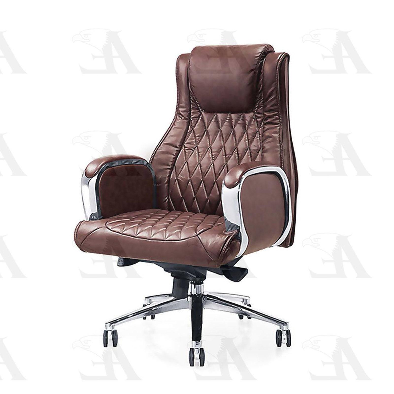 

    
Brown Office Chair Pu Modern American Eagle YS1202B

