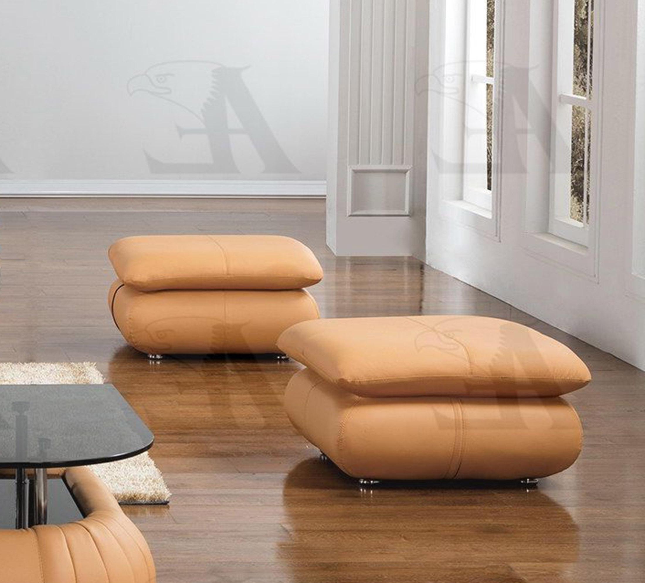

                    
American Eagle Furniture EK-LB119-YO Sofa Chaise Coffe Table and 2 Ottomans Set Yellow Genuine Leather Purchase 
