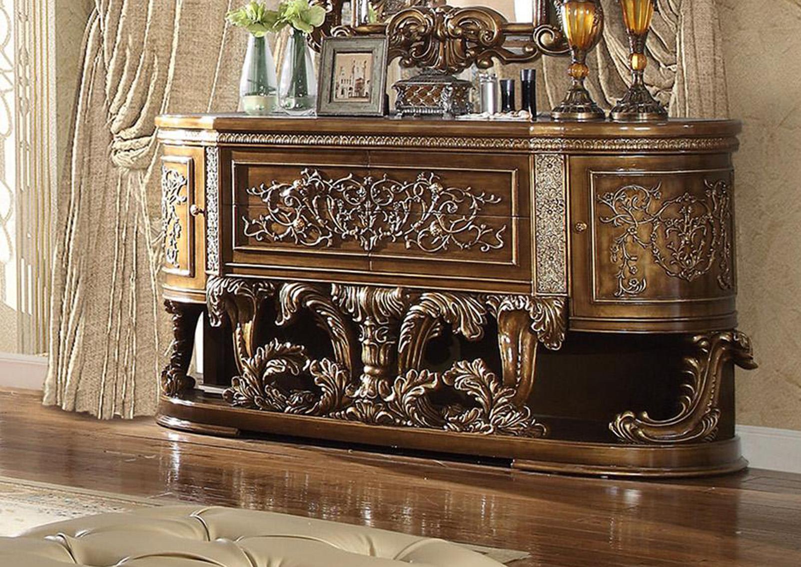 

                    
Homey Design Furniture HD-8018 Combo Dresser Golden Brown  Purchase 
