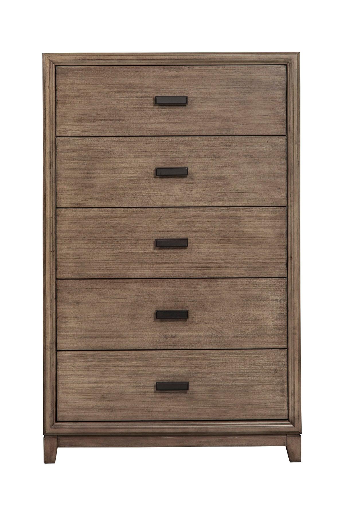 Modern, Traditional Chest CAMILLA 1800-05 in Gray 