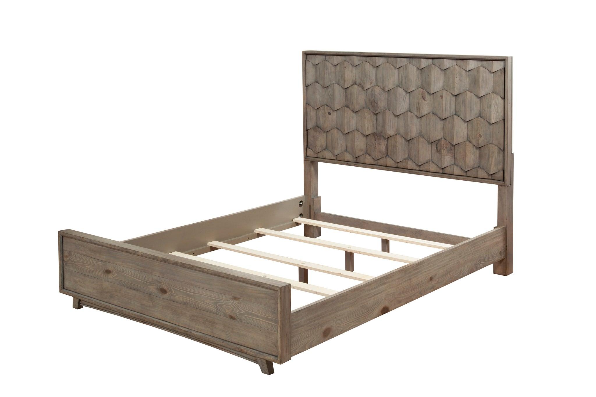 

    
Alpine Furniture SHIMMER Panel Bed Gray 6600-08F
