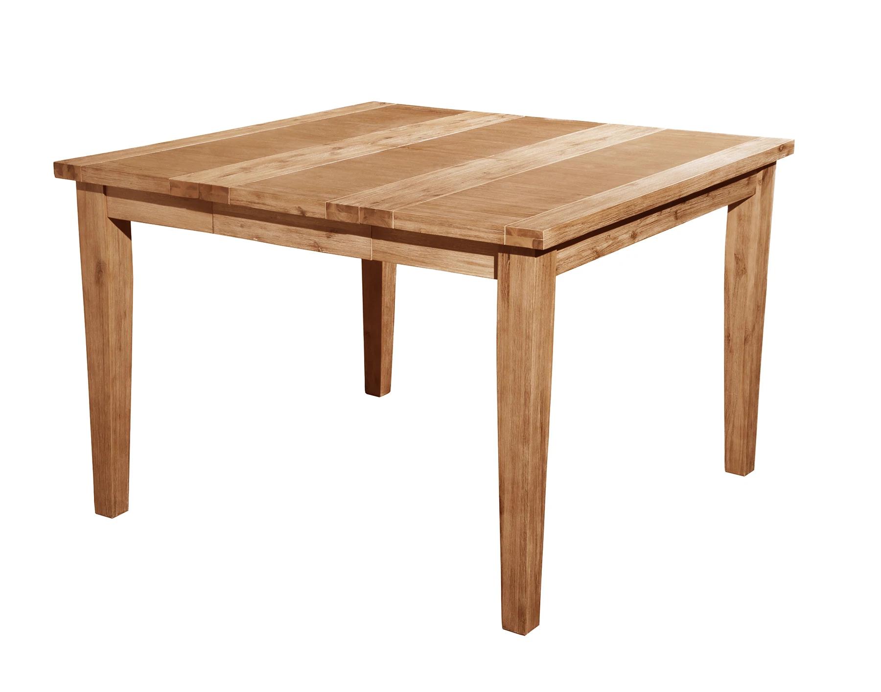 

        
Alpine Furniture ASPEN Dining Table Set Natural Fabric 812702022996
