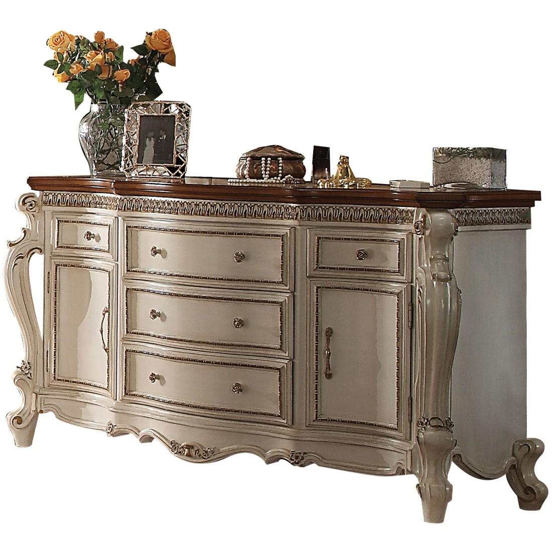 Classic, Traditional Combo Dresser Picardy-26905 Picardy-26905 in Oak, Pearl, Cherry, Antique 