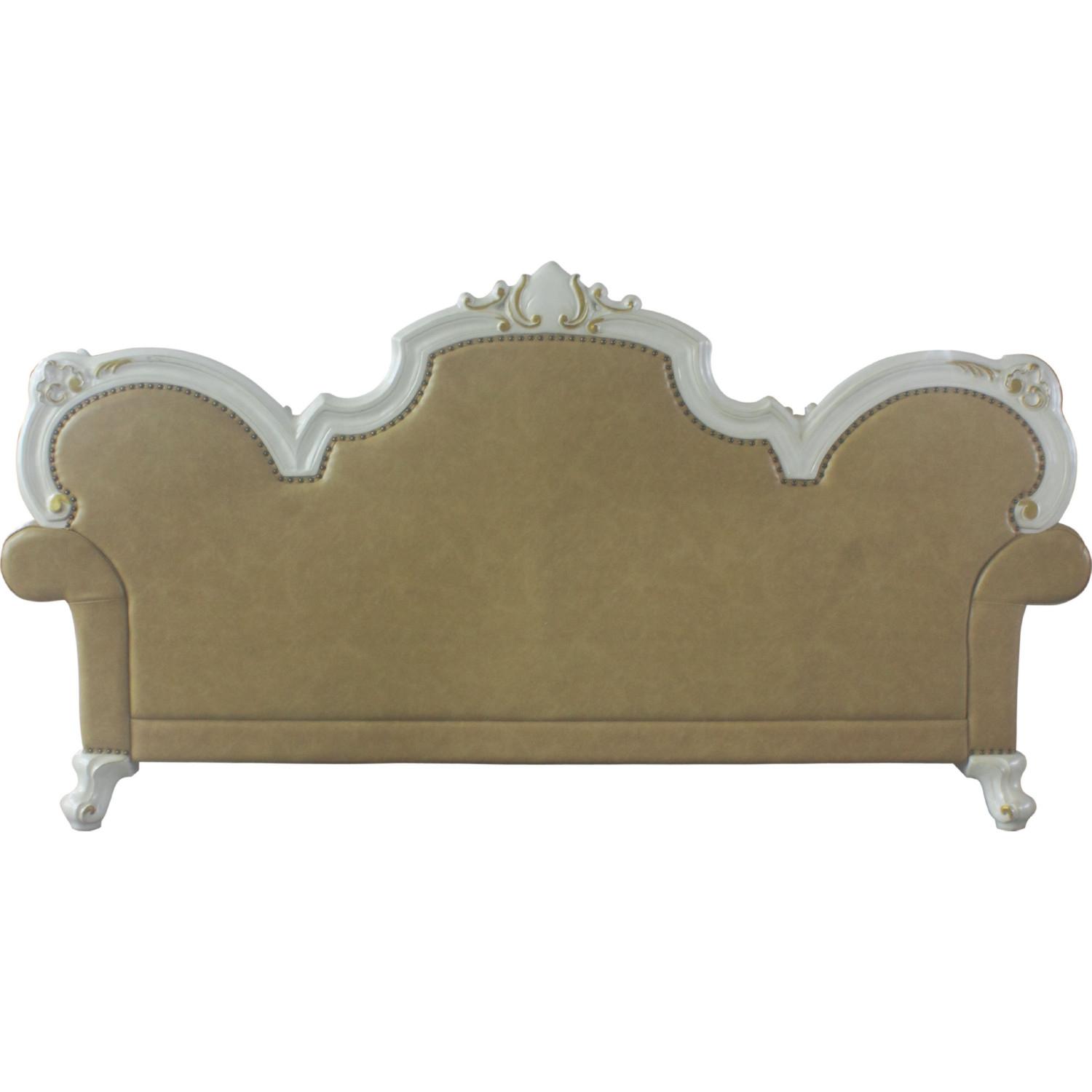 

    
 Order  Antique Pearl & Butterscotch PU Sofa Set 3 Pcs Picardy 58210 ACME Traditional
