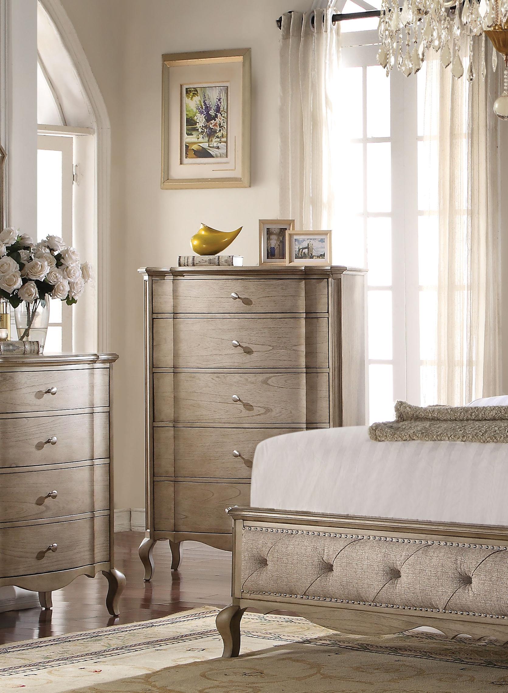 Classic, Traditional Bachelor Chest Chelmsford-26056 Chelmsford-26056 in Taupe, Beige 