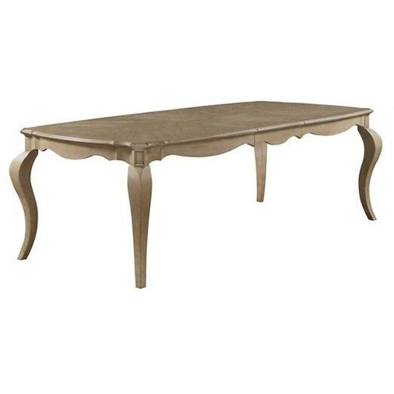 Classic, Traditional Dining Table Chelmsford 66050 66050 Chelmsford in Taupe Fabric