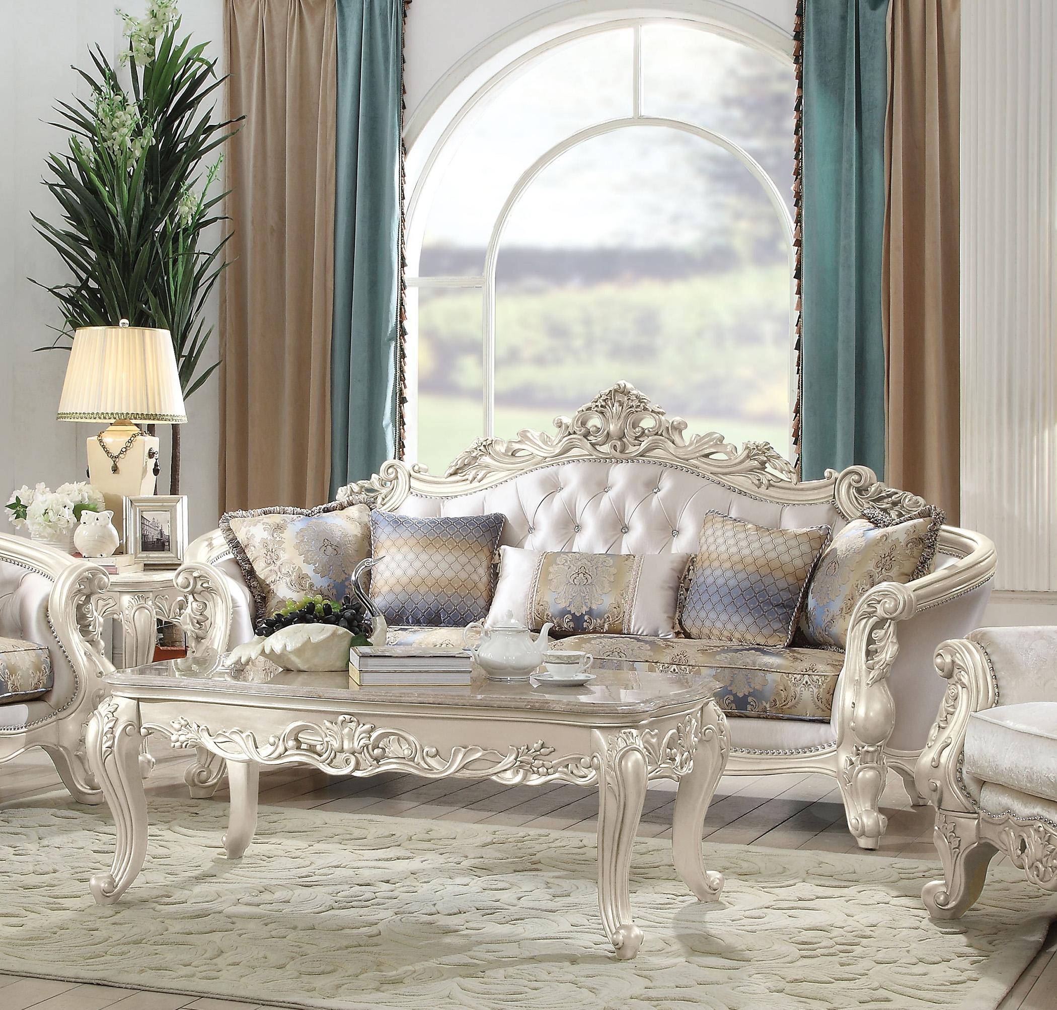 

    
Acme Furniture Gorsedd-52440 Sofa Antique White/Cream Gorsedd-52440
