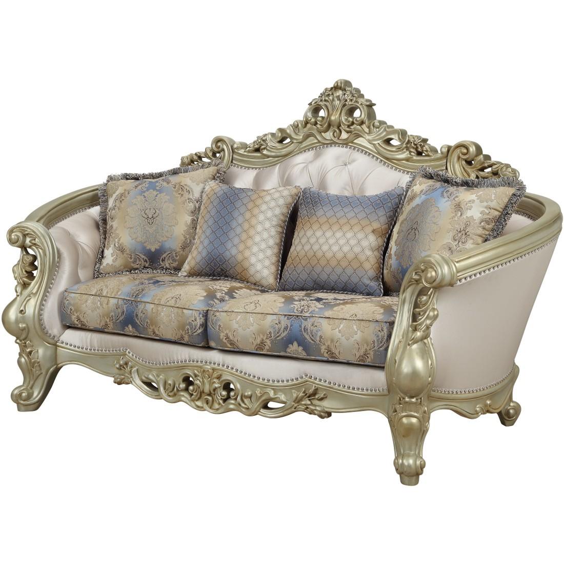 

        
Acme Furniture Gorsedd-52440 Sofa Loveseat Antique White/Cream Fabric 0840412173110
