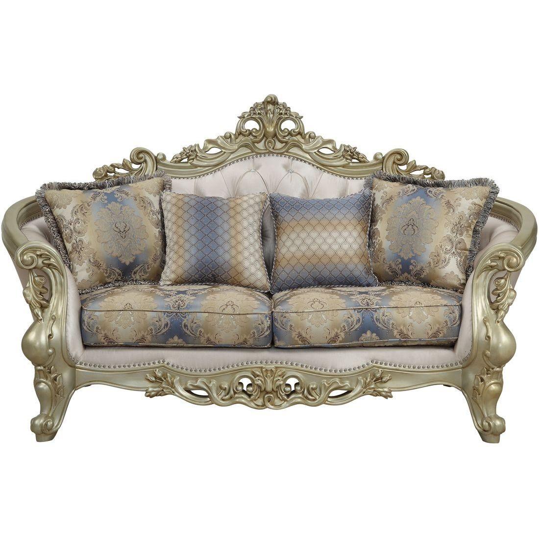 

        
Acme Furniture Gorsedd-52440 Sofa Loveseat and Chair Set Cream Fabric 0840412173110

