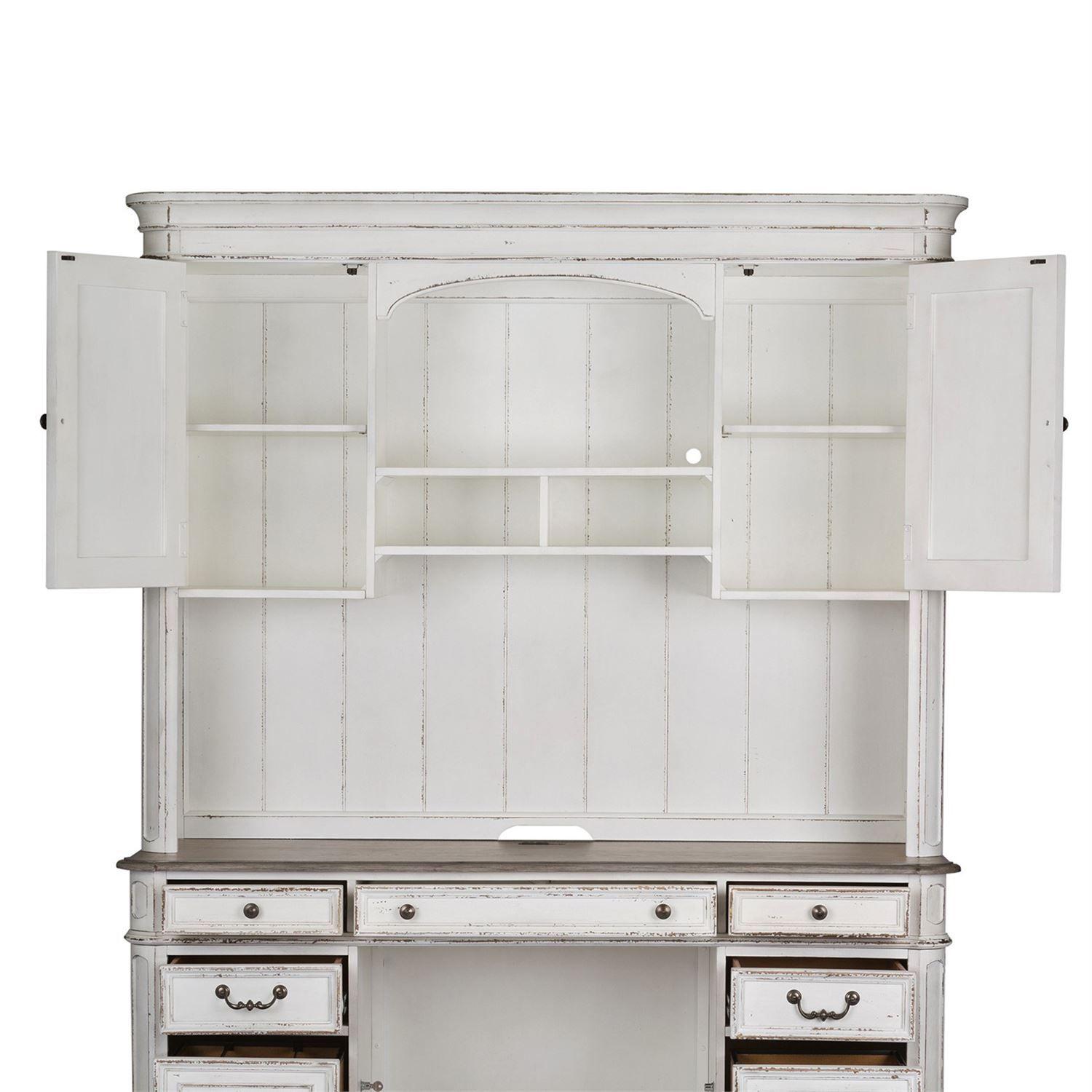 

    
Liberty Furniture Magnolia Manor  (244-HOJ) Hutch White 244-HO132
