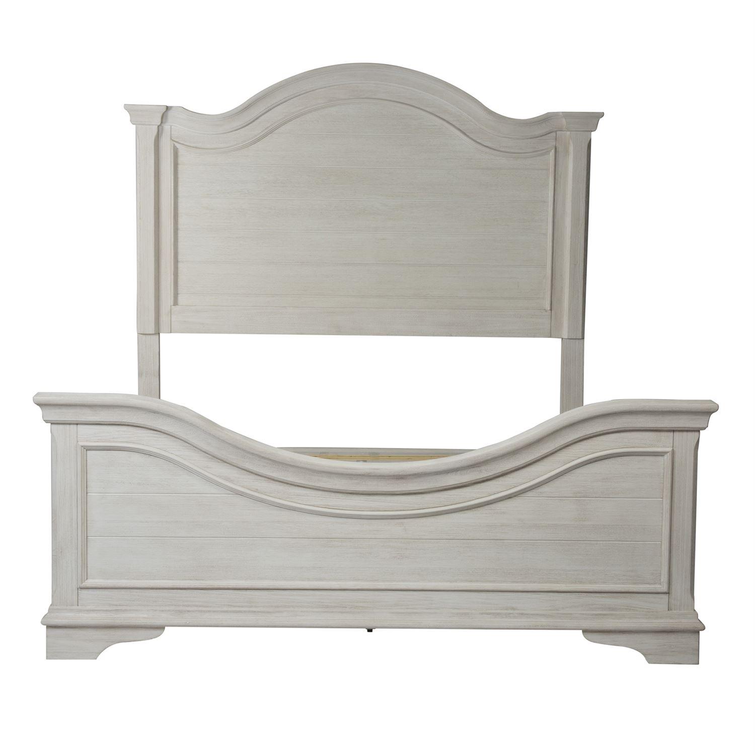 

    
Antique White Finish Cal. King Panel Bed Bayside 249-BR-CPB Liberty Furniture
