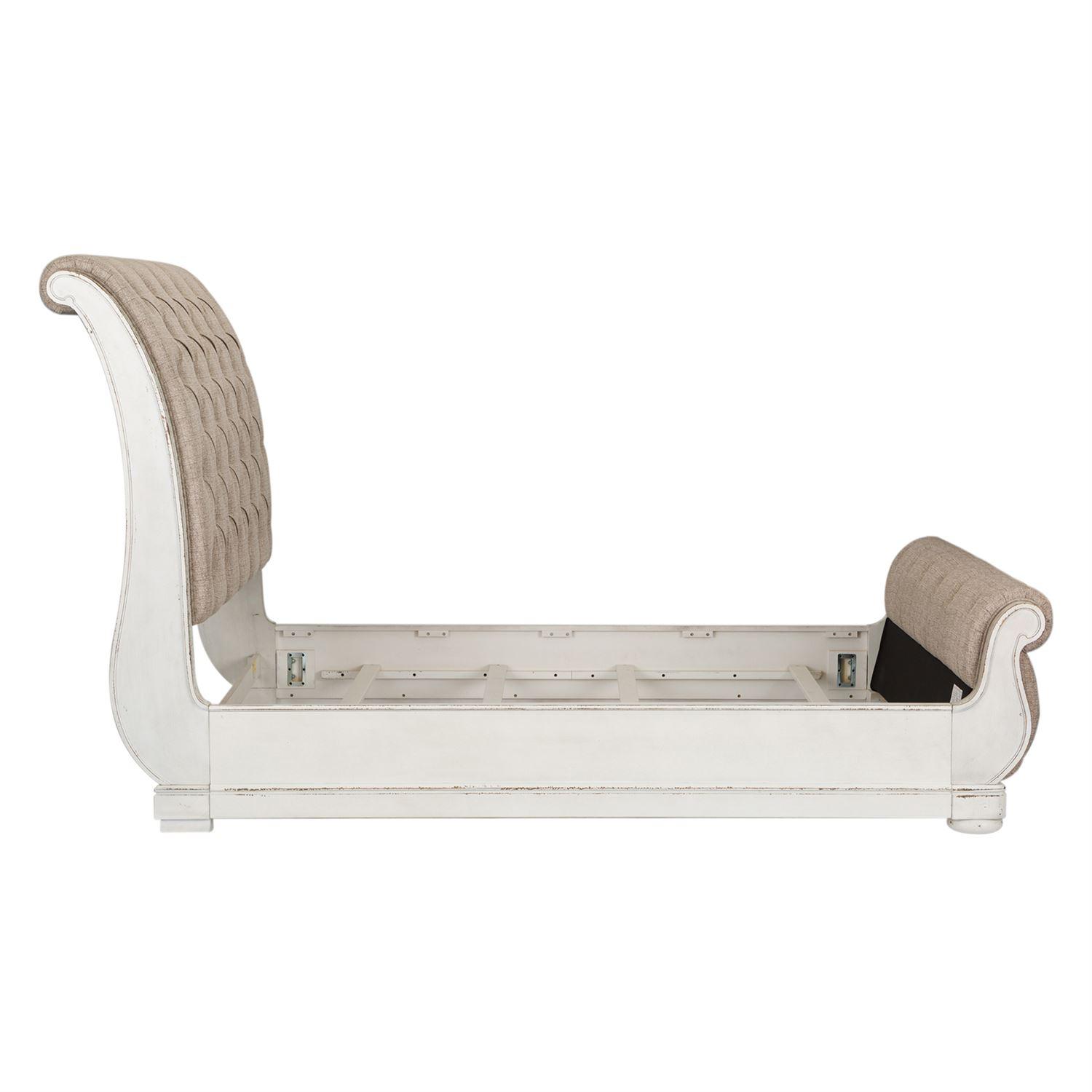 

                    
Liberty Furniture Abbey Park 520-BR-KUSL Sleigh Bed White  Purchase 

