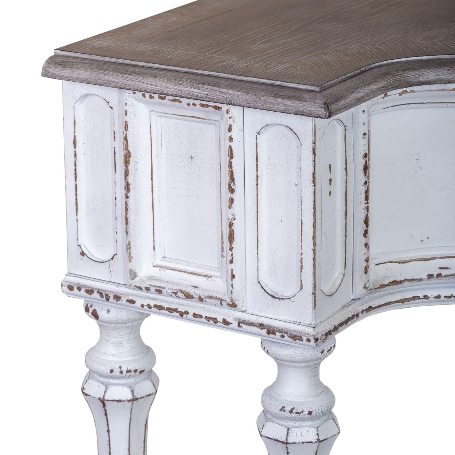 

    
244-AT2001 Antique White Wood 56" Console Table Magnolia Manor 244-AT2001 Liberty Furniture
