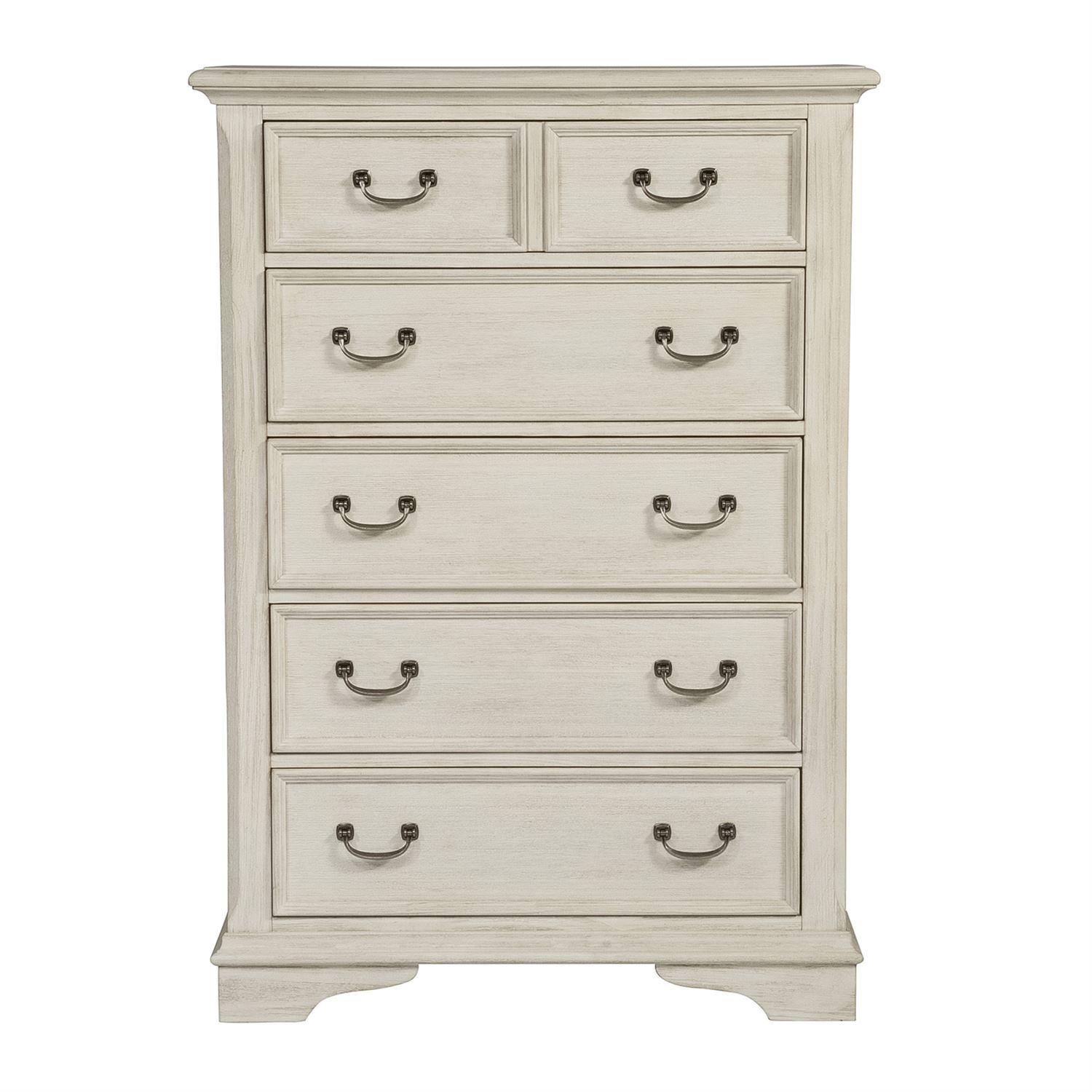 Transitional Bachelor Chest Bayside  249-BR41 249-BR41 in White 