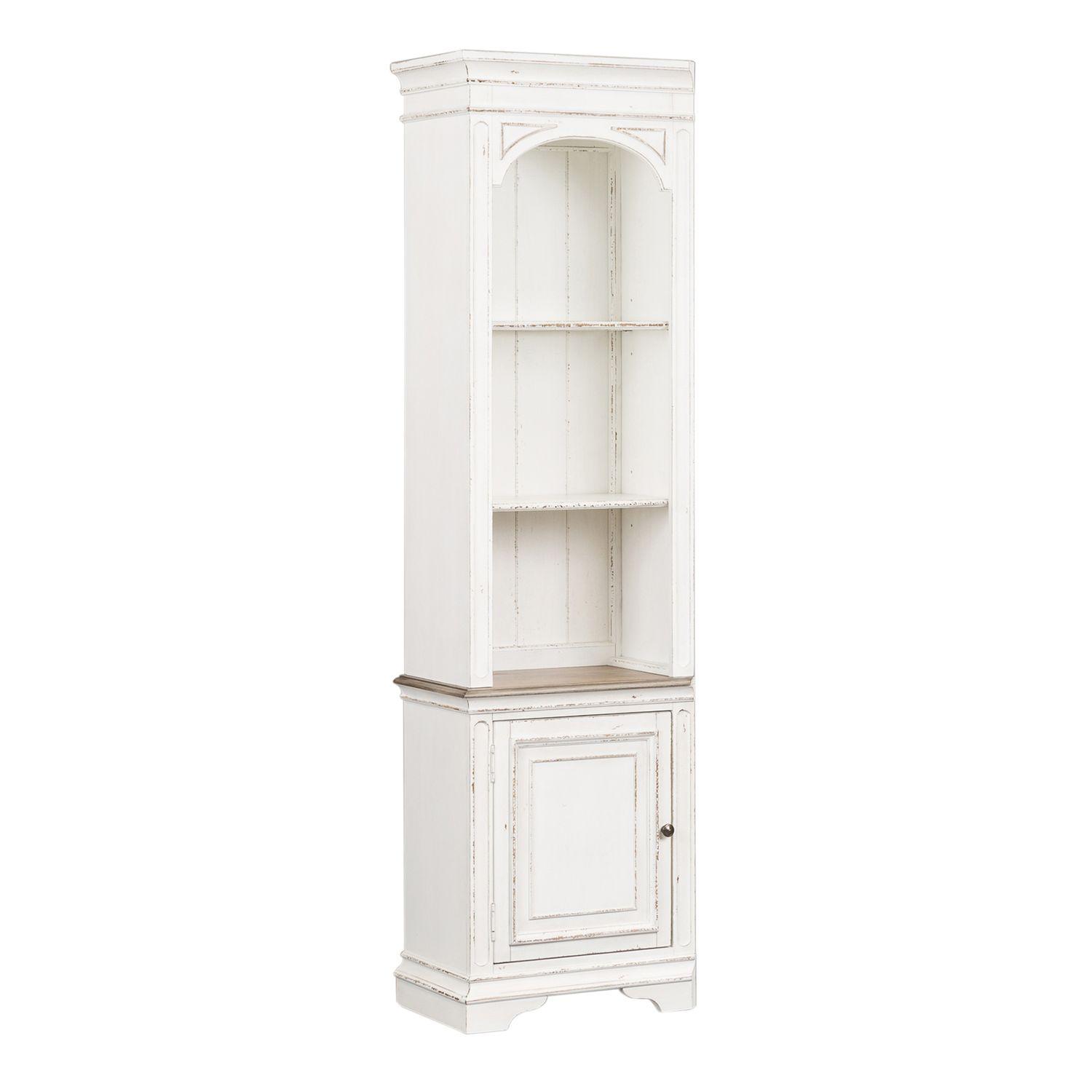 European Traditional Bookcase Magnolia Manor  (244-ENTW) 244-EL00 in White 