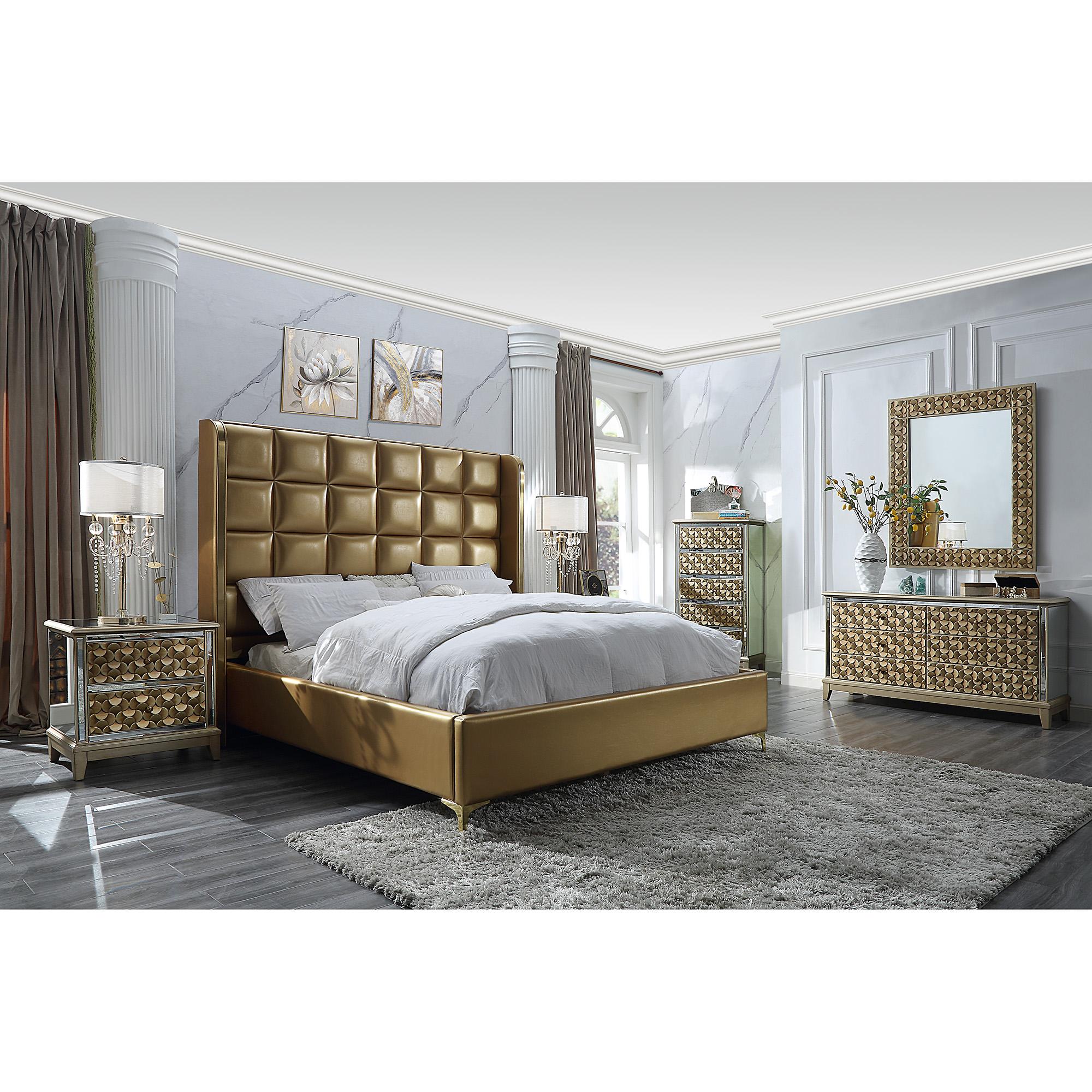 Global Views Bedroom Stick Wall Mirror-Antique Gold WDS9163-GV - Indiana  Furniture and Mattress