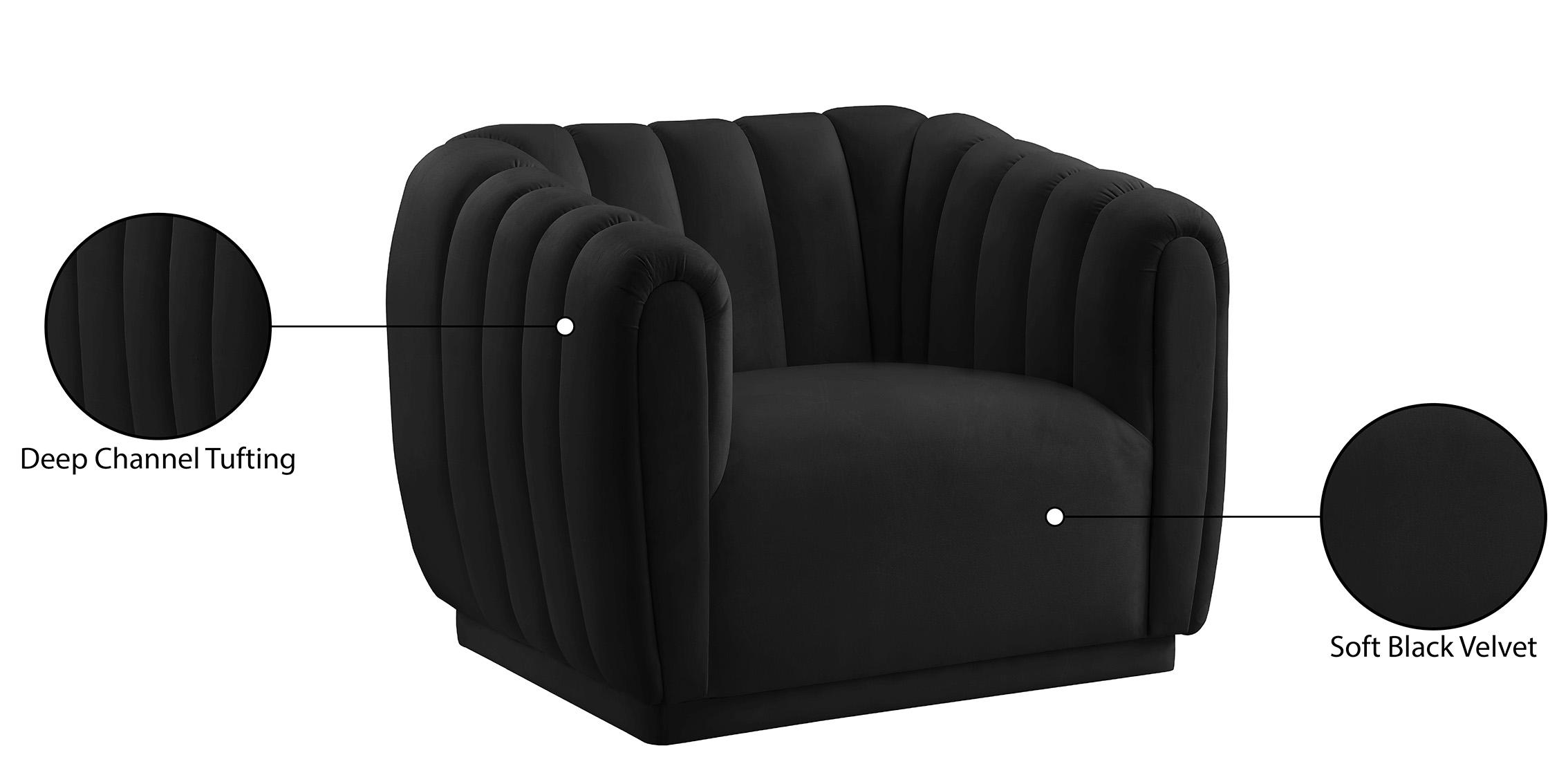 

    
674Black-C-Set-2 Meridian Furniture Arm Chair Set
