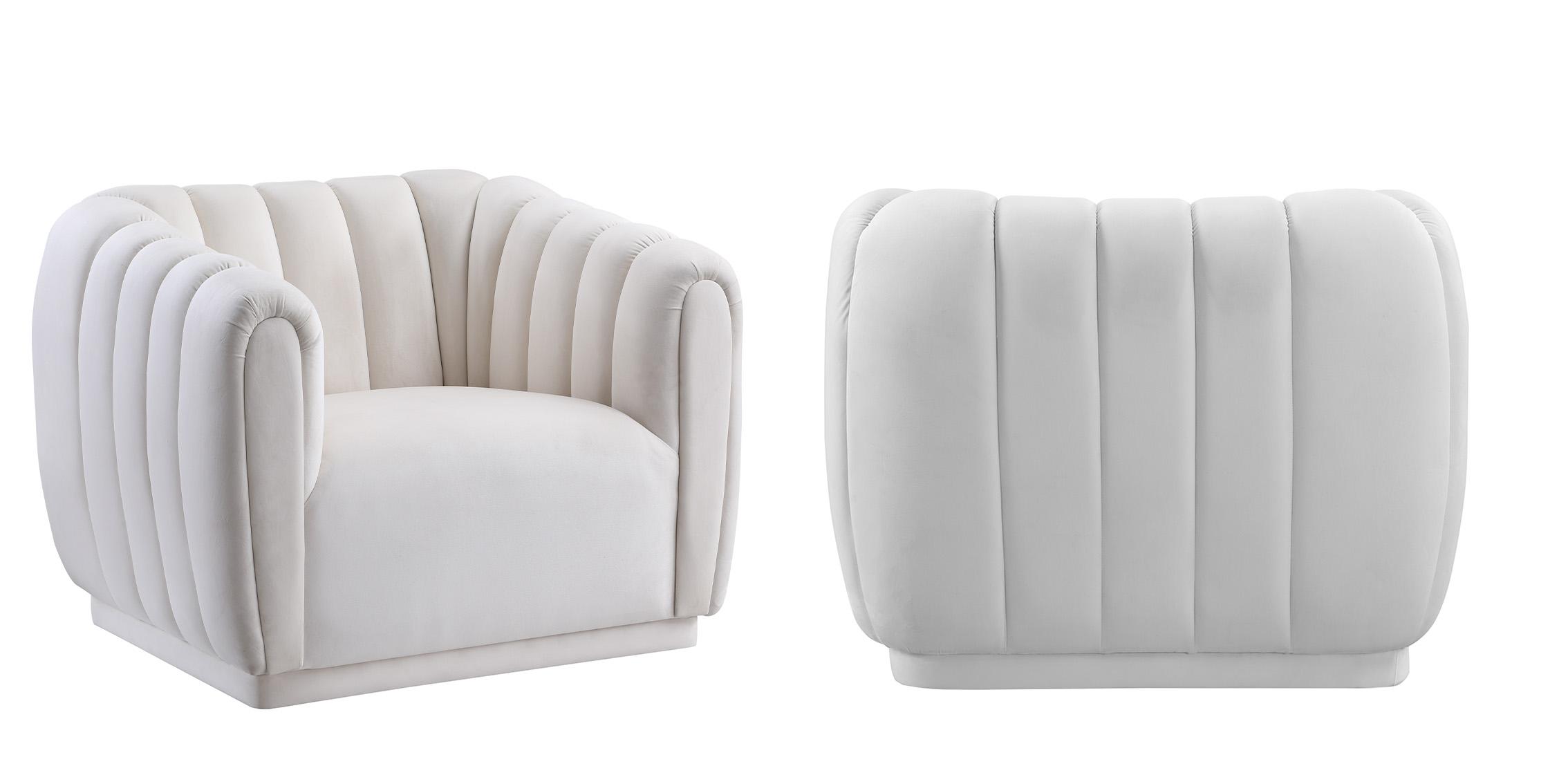 

        
Meridian Furniture DIXIE 674Cream-C-Set-2 Arm Chair Set Cream Velvet 094308252025
