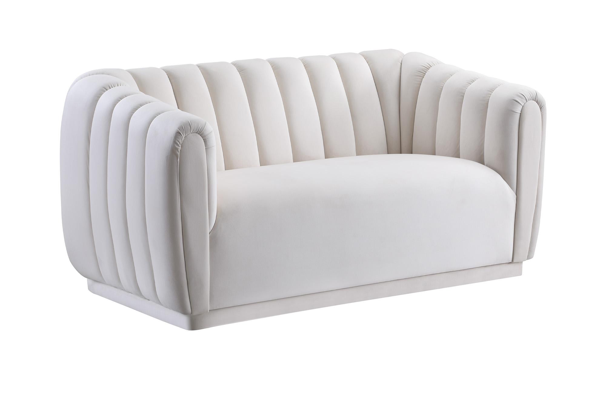 

        
Meridian Furniture DIXIE 674Cream-S-Set-2 Sofa Set Cream Velvet 094308252001
